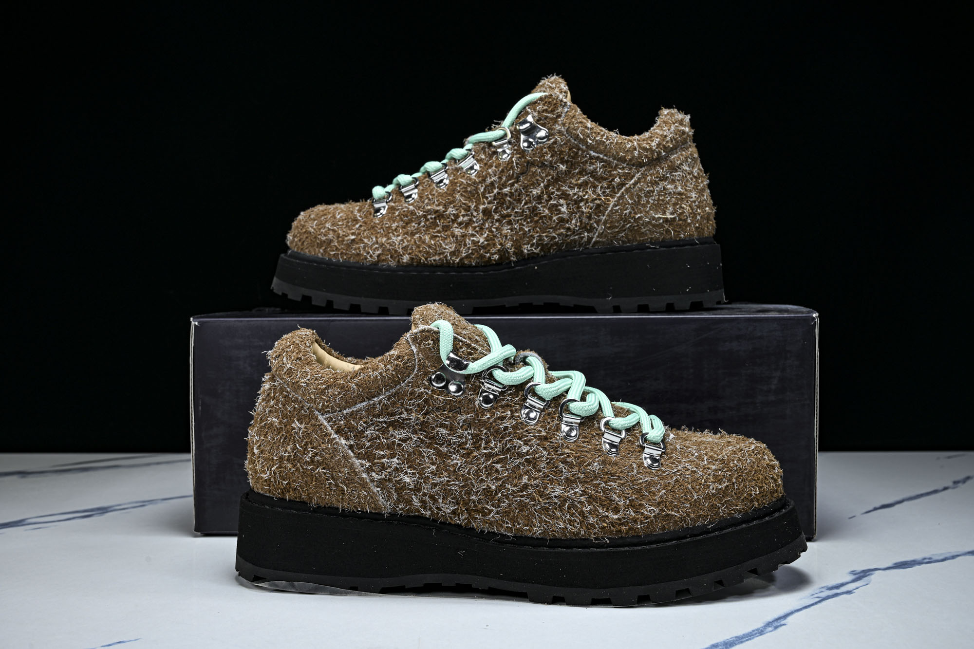 DIEMME x Bshop 联名CORNARO DUE GOMMA 意大利制麂皮户外登山靴_3 #YZ011 尺码:3 DIEMME x Bshop 联名CORNARO DUE GOMMA 意大利制麂皮户外登山靴_3 #YZ011 尺码:3
