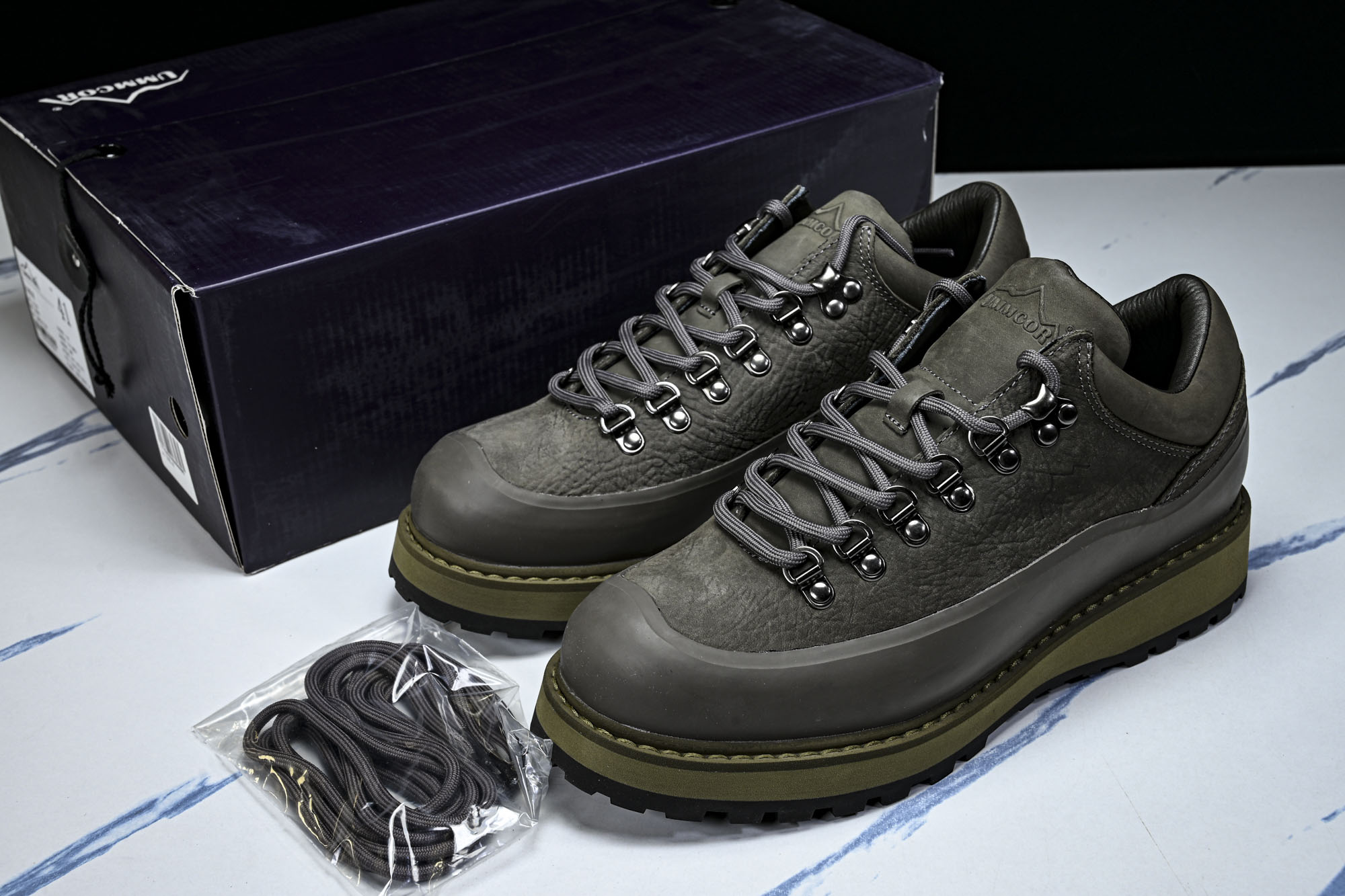 DIEMME x Bshop 联名CORNARO DUE GOMMA 意大利制麂皮户外登山靴_4 #YZ011 尺码:3