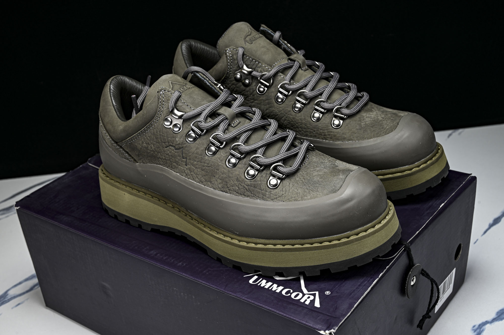 DIEMME x Bshop 联名CORNARO DUE GOMMA 意大利制麂皮户外登山靴_4 #YZ011 尺码:3