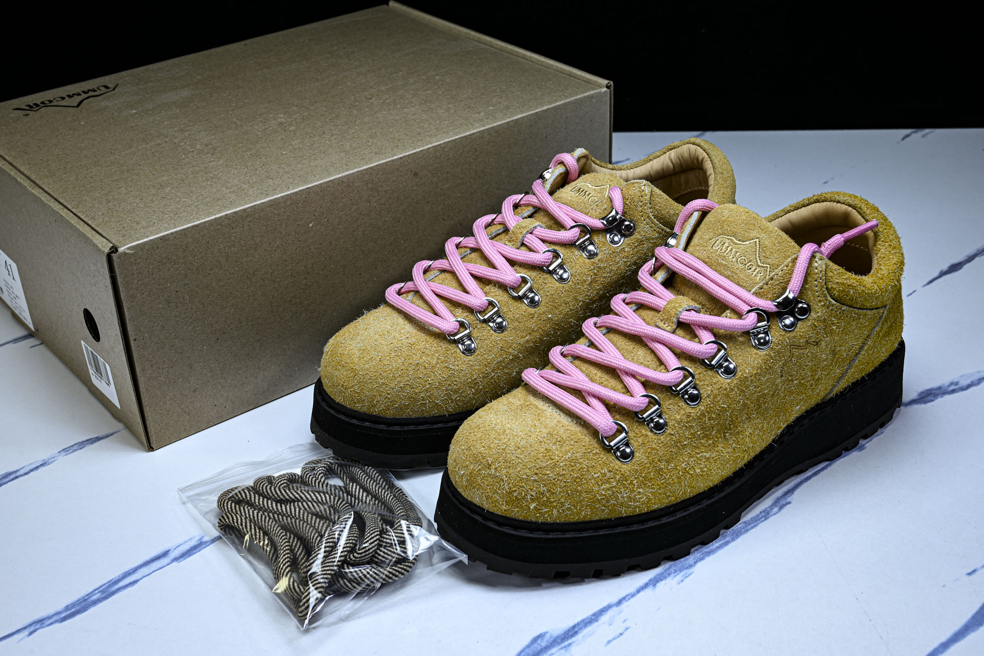 DIEMME x Bshop 联名CORNARO DUE GOMMA 意大利制麂皮户外登山靴_5 #YZ011 尺码:3