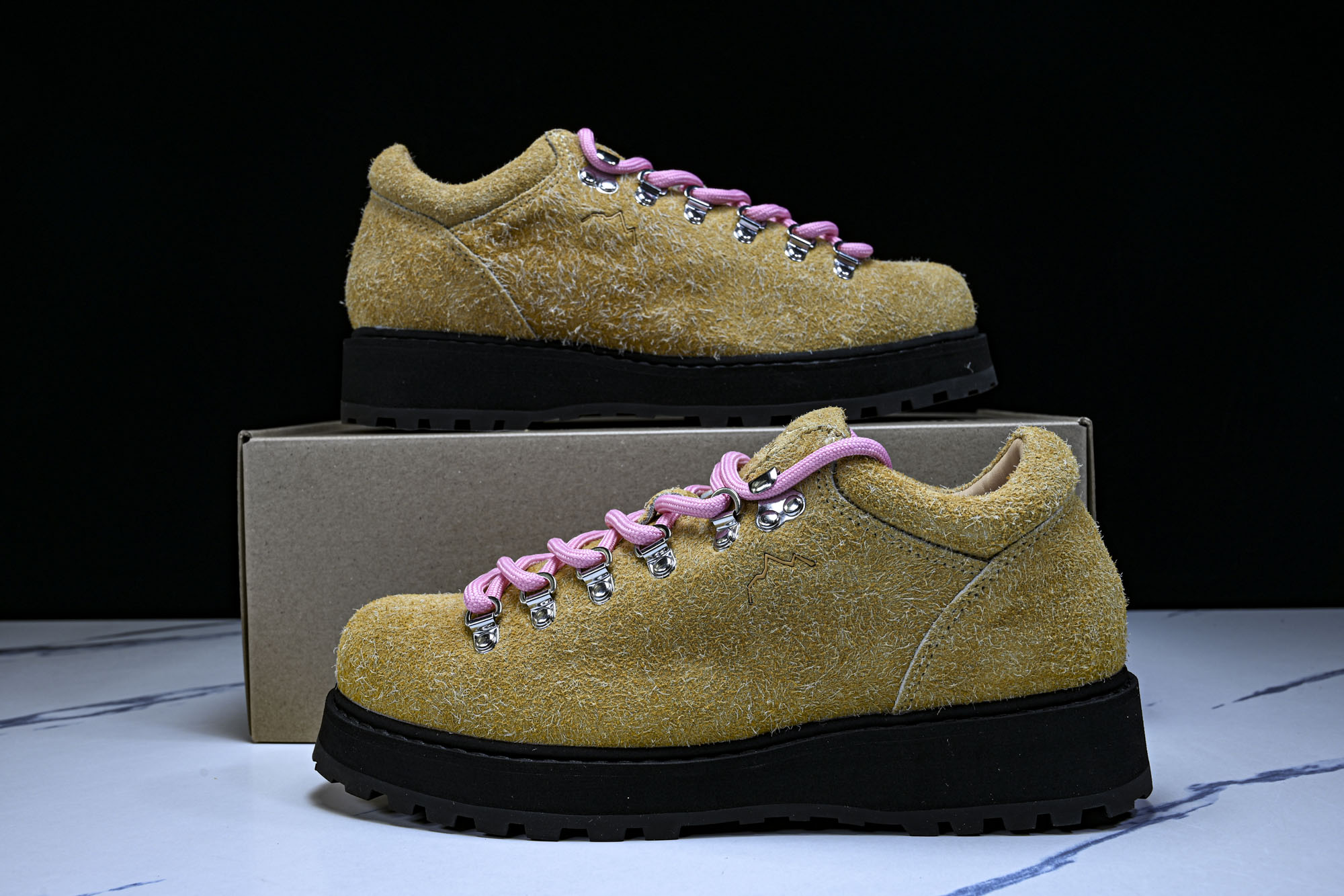 DIEMME x Bshop 联名CORNARO DUE GOMMA 意大利制麂皮户外登山靴_5 #YZ011 尺码:3