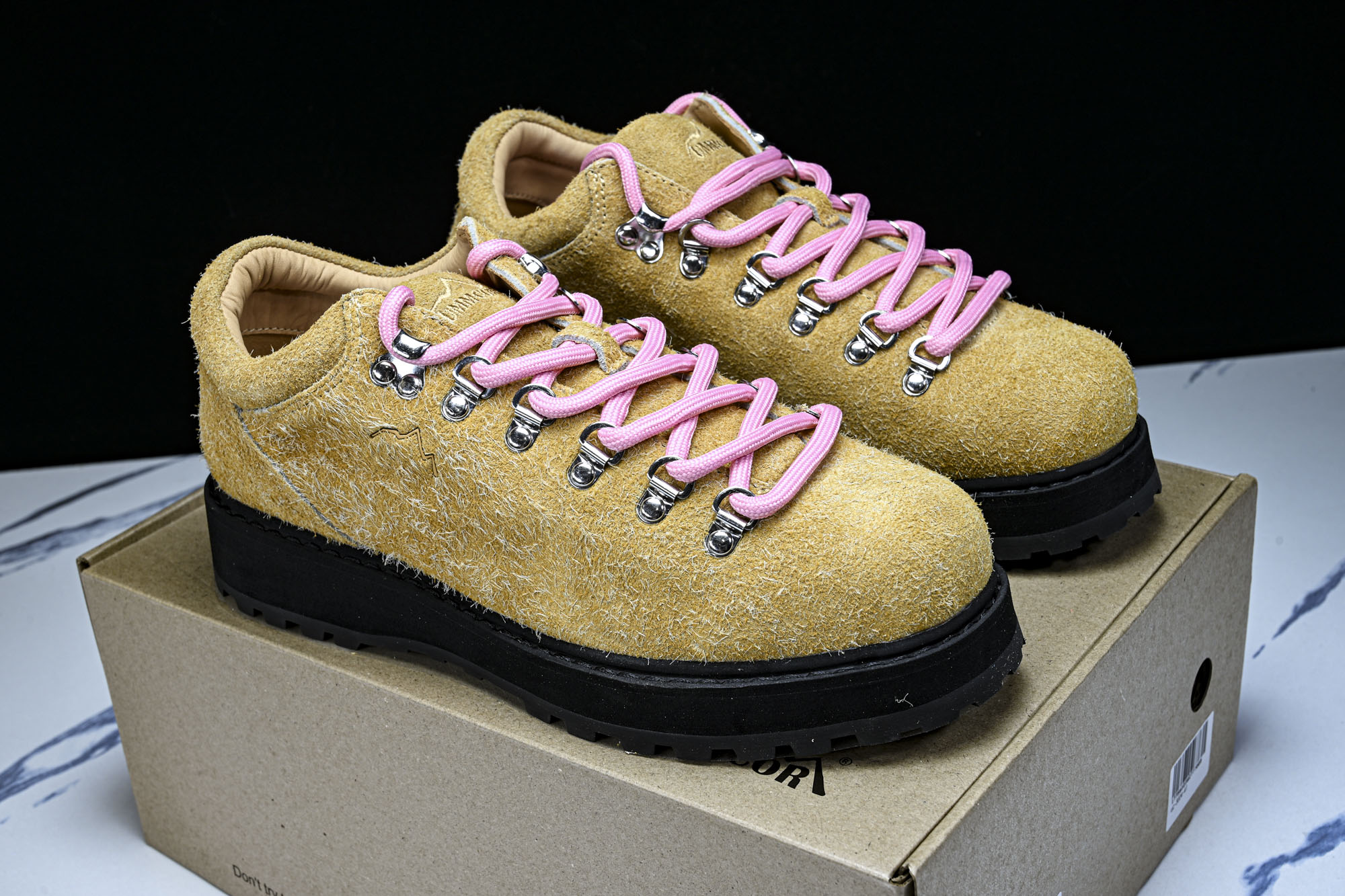 DIEMME x Bshop 联名CORNARO DUE GOMMA 意大利制麂皮户外登山靴_5 #YZ011 尺码:3