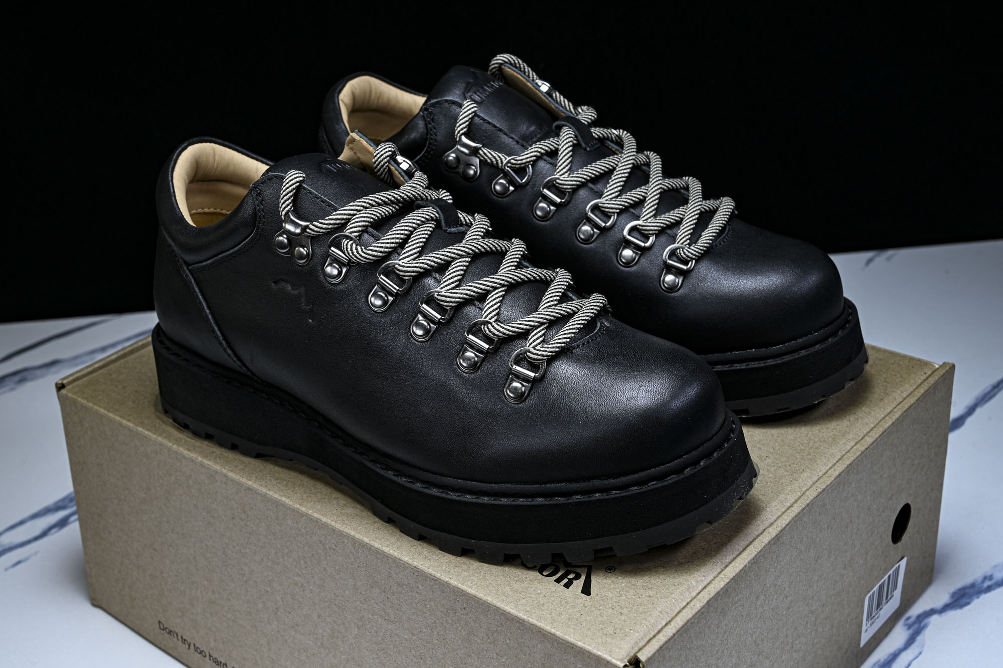 DIEMME x Bshop 联名CORNARO DUE GOMMA 意大利制麂皮户外登山靴_6 #YZ011 尺码:3