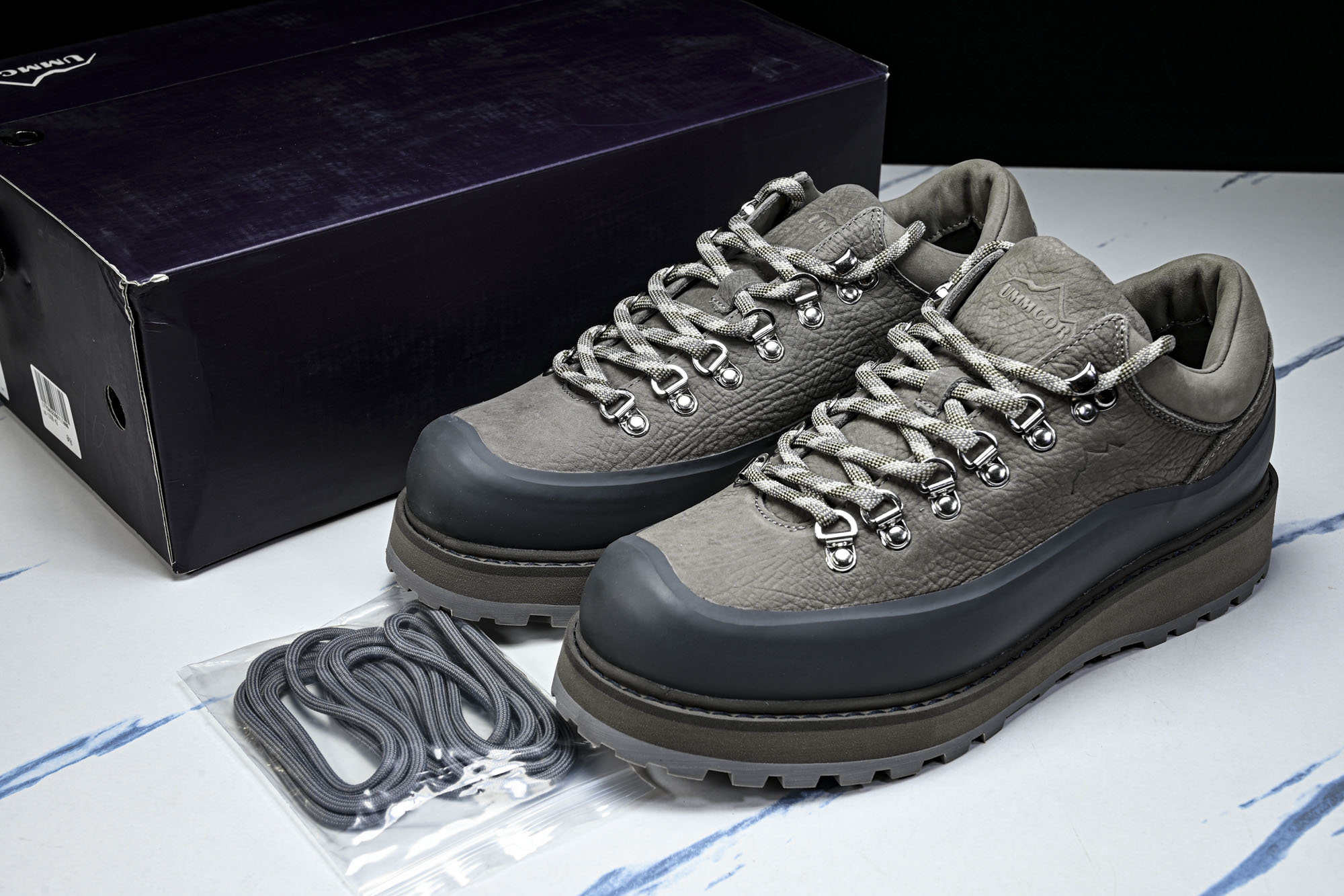 DIEMME x Bshop 联名CORNARO DUE GOMMA 意大利制麂皮户外登山靴_7 #YZ011 尺码:3