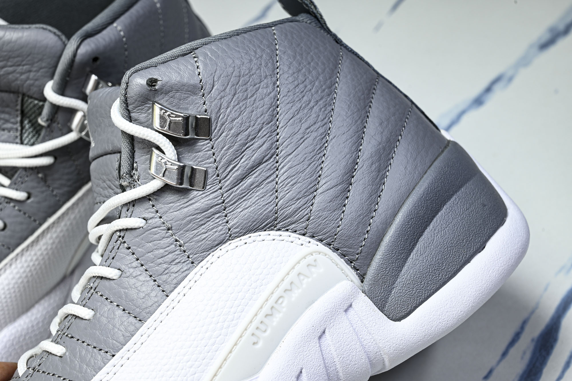 Jordan Air Jordan 12 retro _stealth_ 灰白_CT8013-015 #YZ013 尺码
