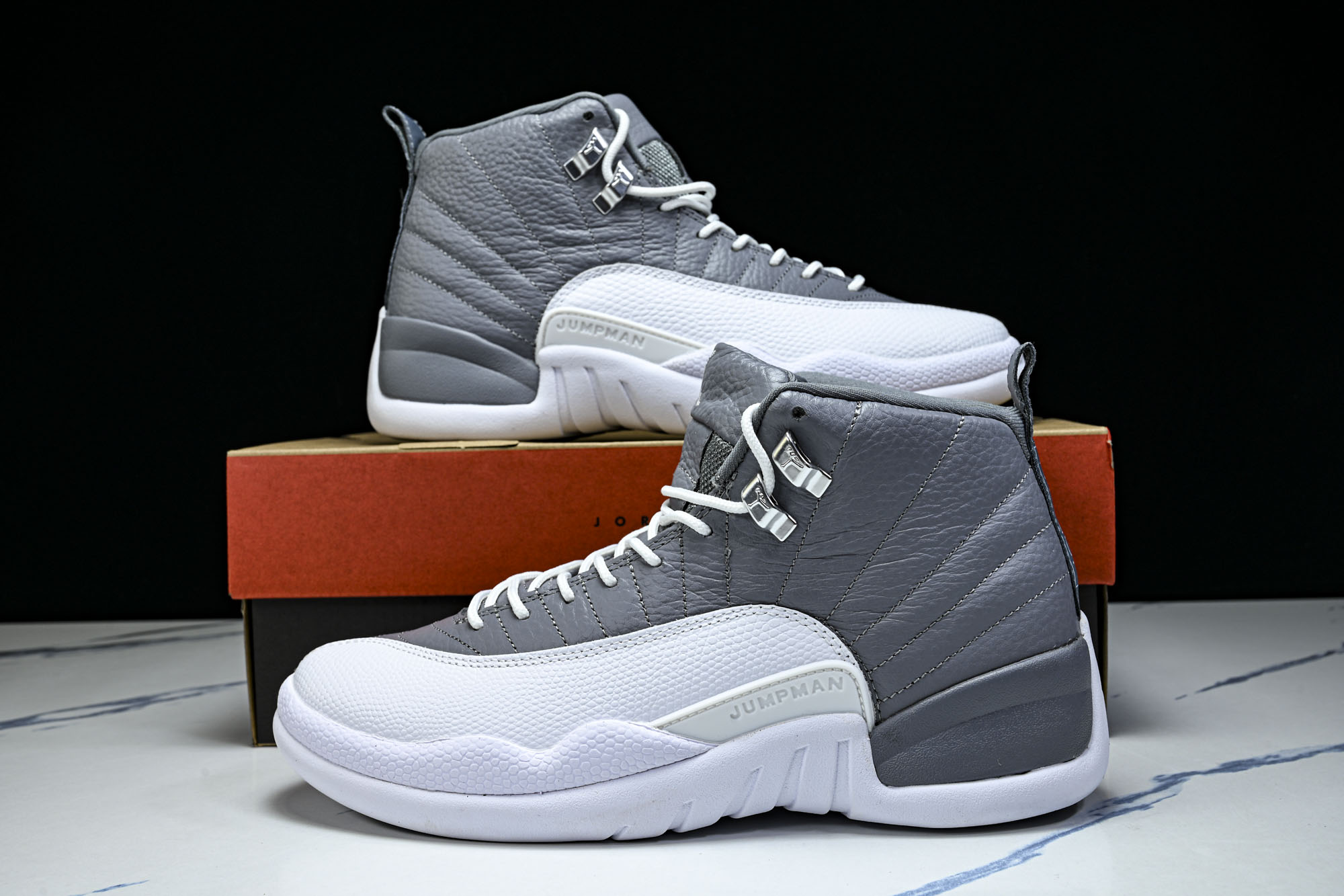 Jordan Air Jordan 12 retro _stealth_ 灰白_CT8013-015 #YZ013 尺码
