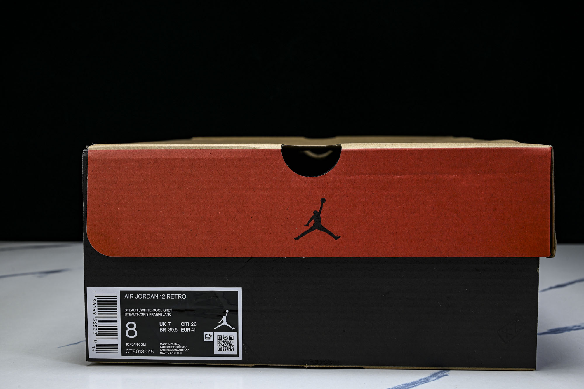 Jordan Air Jordan 12 retro _stealth_ 灰白_CT8013-015 #YZ013 尺码
