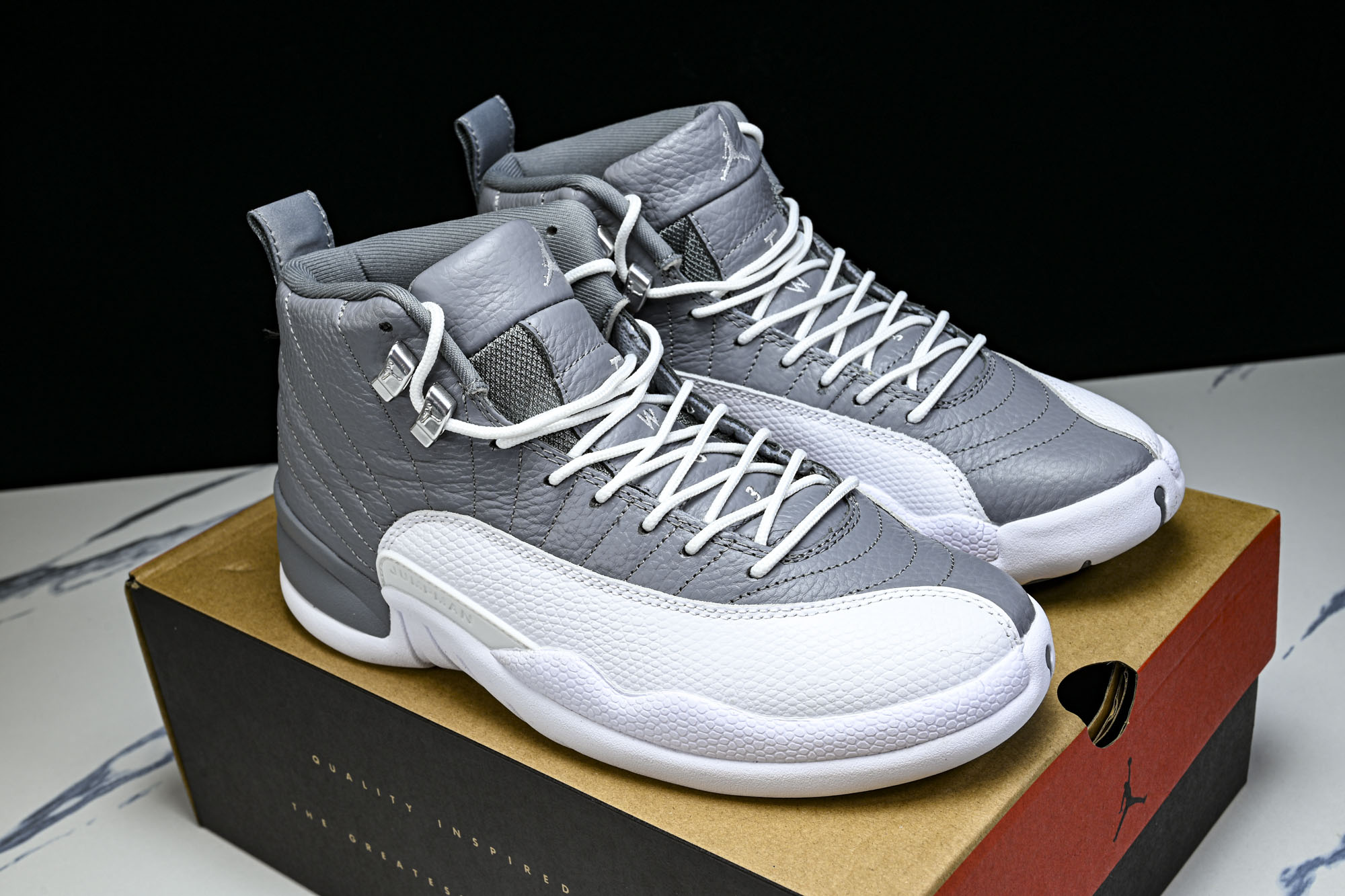 Jordan Air Jordan 12 retro _stealth_ 灰白_CT8013-015 #YZ013 尺码