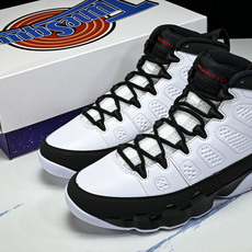 Jordan Air Jordan 9 Retro OG Space Jam 经典舒适 复古篮球鞋 男女同款 白黑 IX Jordan Air Jordan 9 Retro OG Space Jam 经典舒适 复古篮球鞋 男女同款 白黑 IX