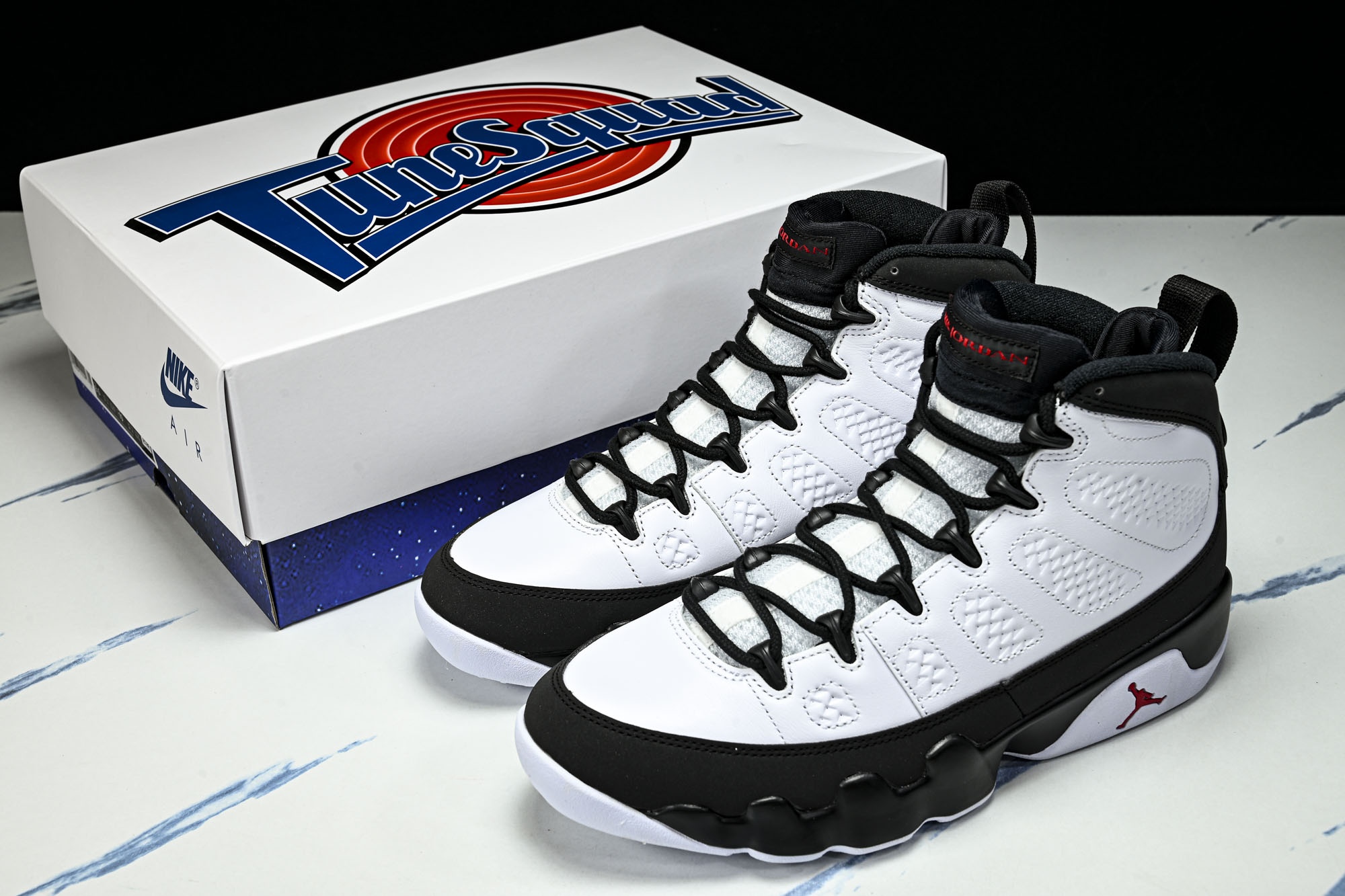 Jordan Air Jordan 9 Retro OG Space Jam 经典舒适 复古篮球鞋 男女同款 AJ9白黑 Jordan Air Jordan 9 Retro OG Space Jam 经典舒适 复古篮球鞋 男女同款 AJ9白黑