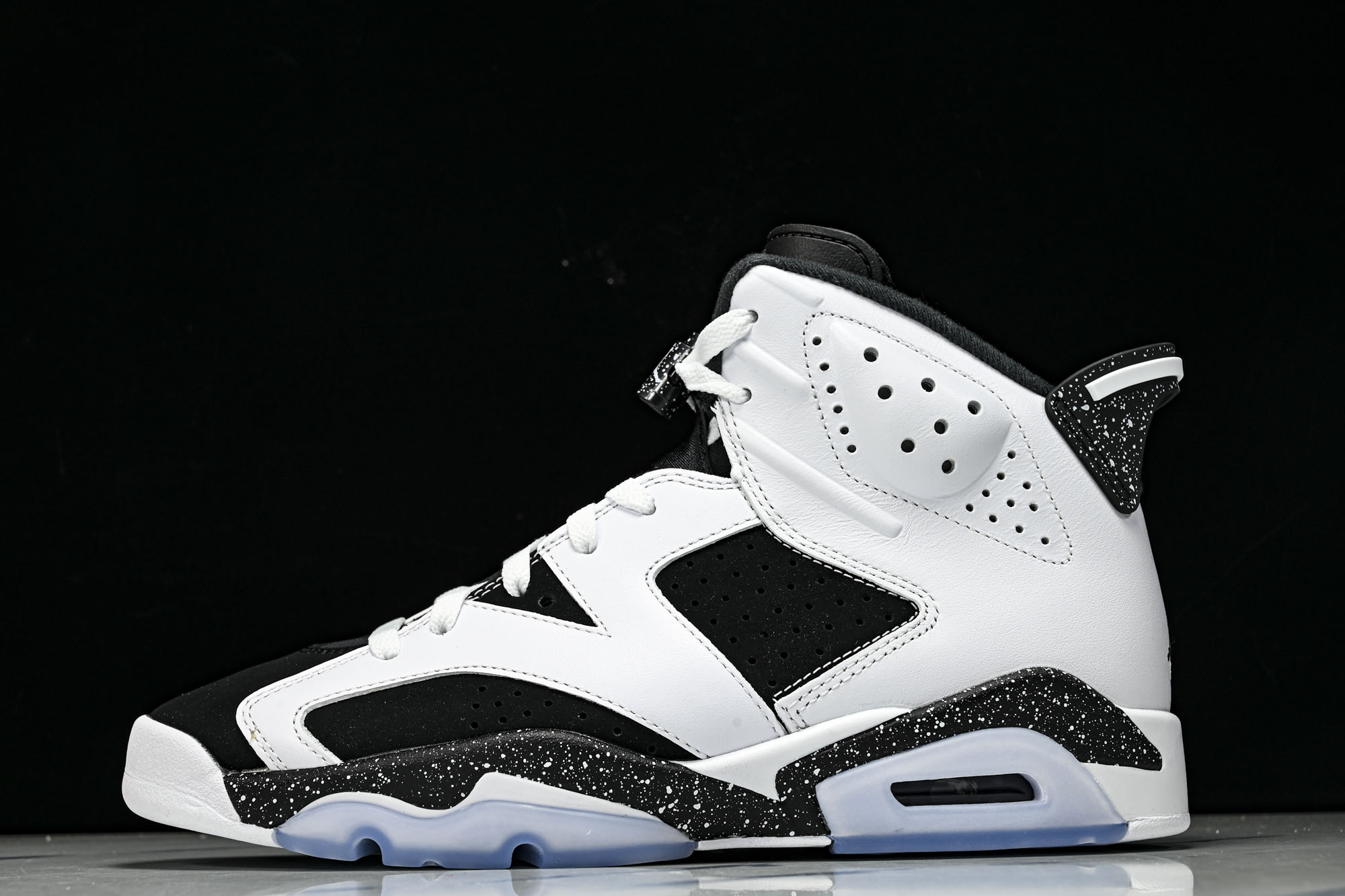 Air Jordan _University Blue_ AJ6 乔6 奥利奥 黑白色 CT8529-108 #YZ00