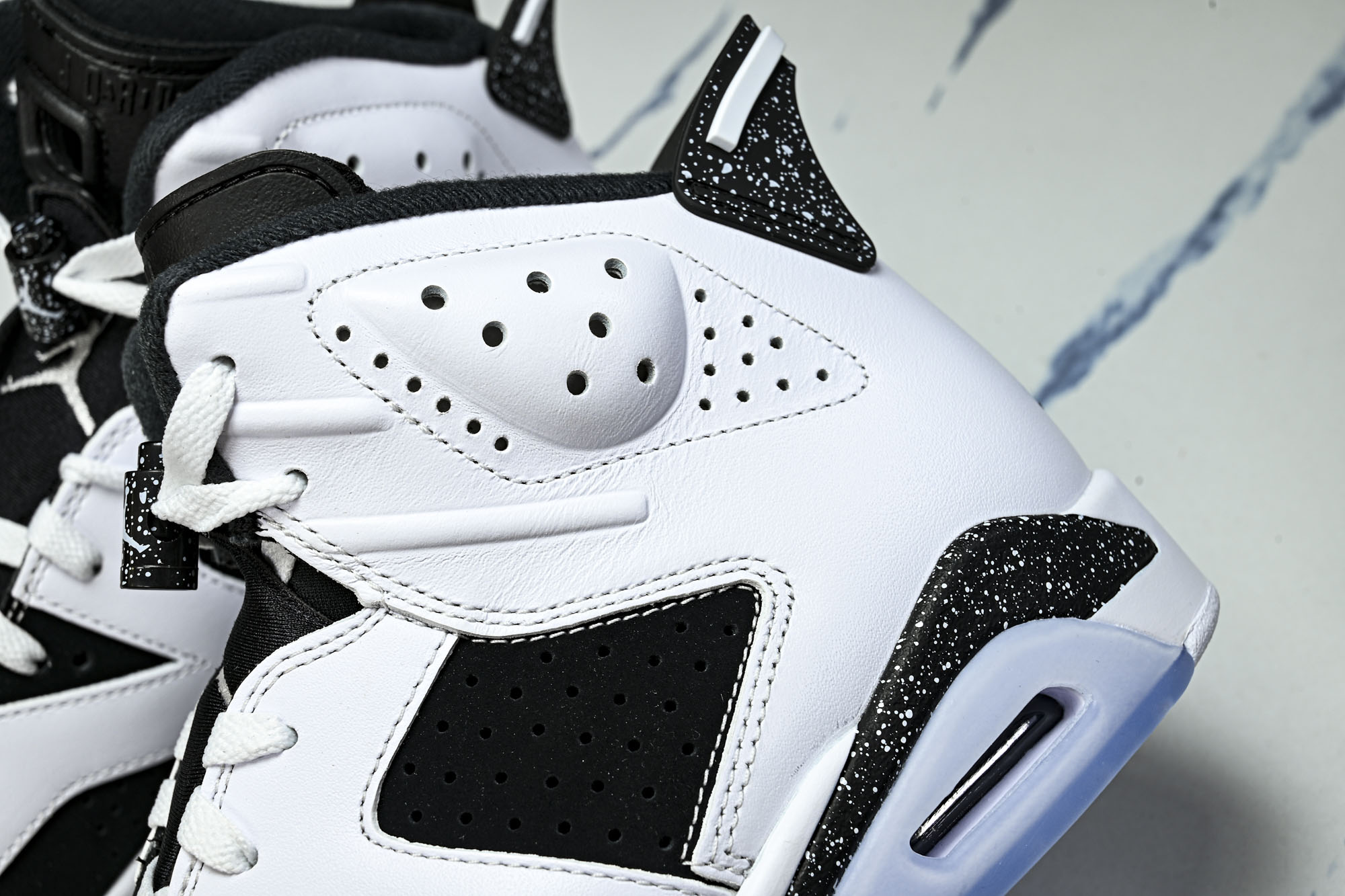 Air Jordan _University Blue_ AJ6 乔6 奥利奥 黑白色 CT8529-108 #YZ00