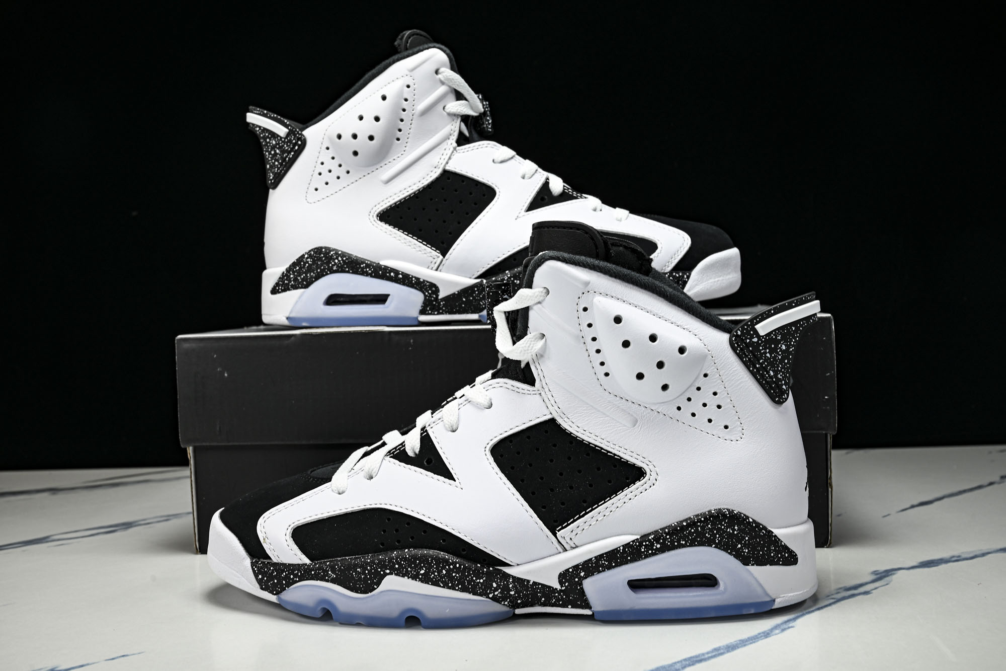Air Jordan _University Blue_ AJ6 乔6 奥利奥 黑白色 CT8529-108 #YZ00