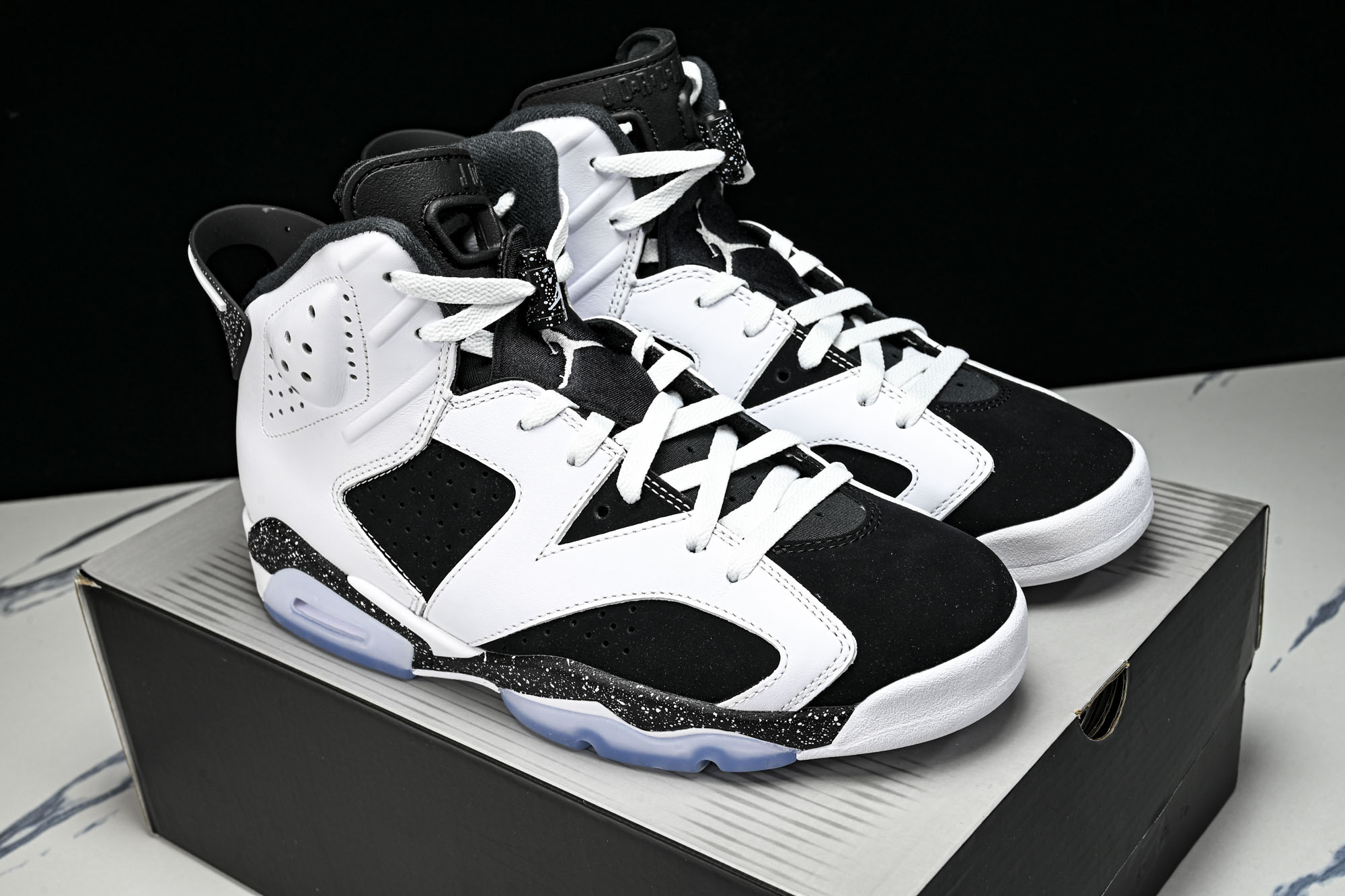 Air Jordan _University Blue_ AJ6 乔6 奥利奥 黑白色 CT8529-108 #YZ00