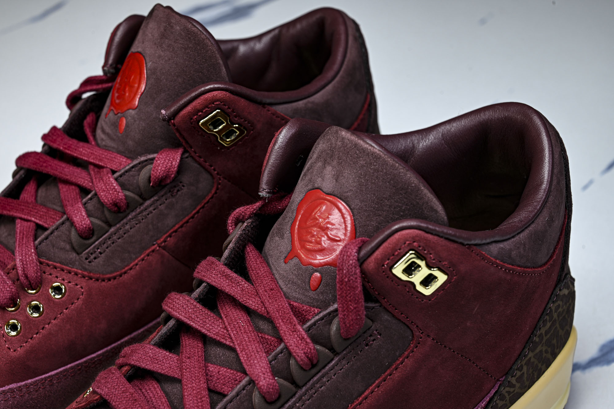 Air Jordan 3 “Bin 23”AJ3酒红色限量复古低帮篮球鞋IO7744-600 #YZ001-4 40 4 Air Jordan 3 “Bin 23”AJ3酒红色限量复古低帮篮球鞋IO7744-600 #YZ001-4 40 4