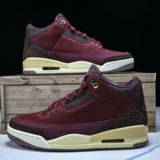 Air Jordan 3 “Bin 23”AJ3酒红色限量复古低帮篮球鞋IO7744-600 #YZ001-4 40 4 Air Jordan 3 “Bin 23”AJ3酒红色限量复古低帮篮球鞋IO7744-600 #YZ001-4 40 4
