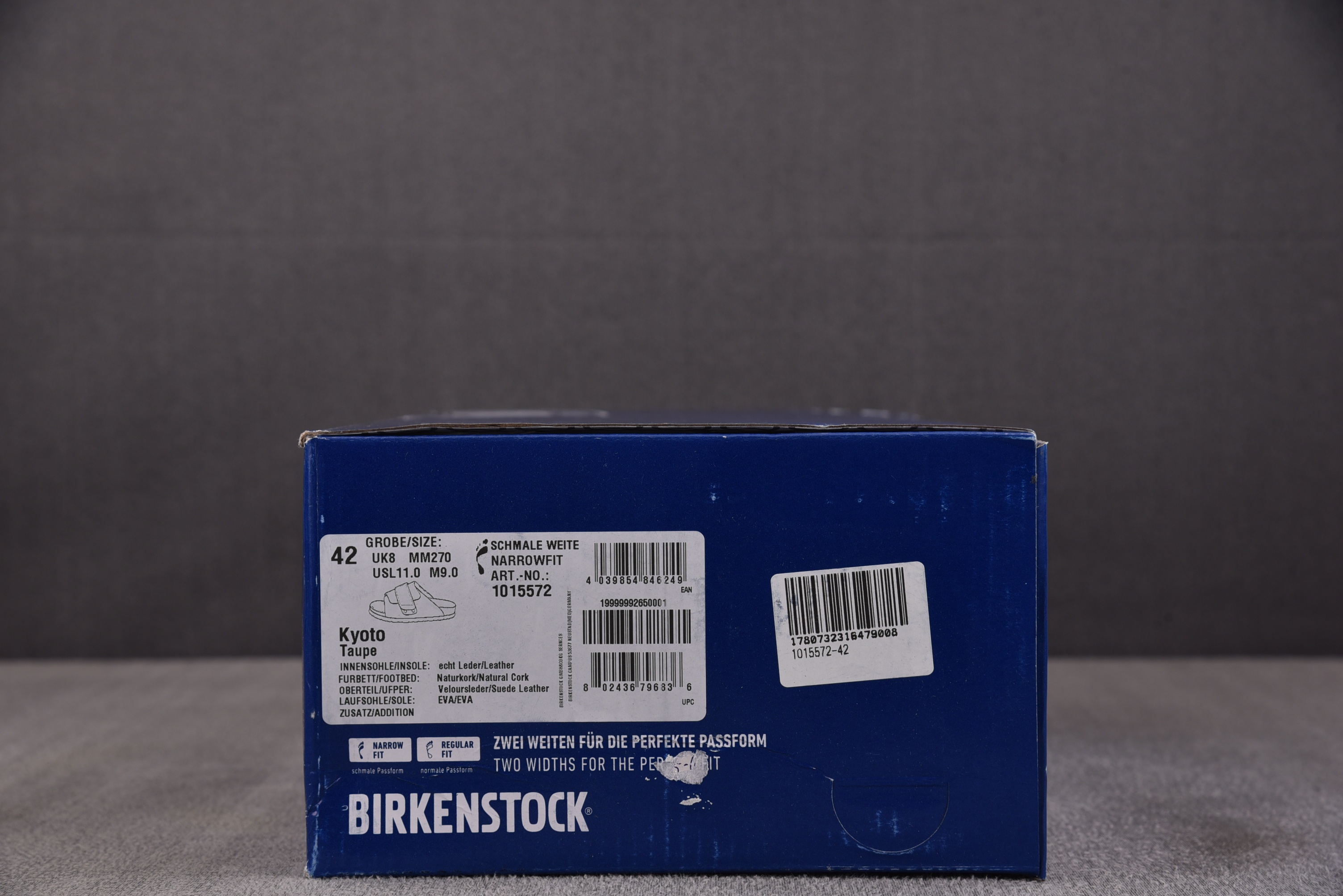 Birkenstock Kyoto 灰色 #YZ011-1 35-45(偏大一码)