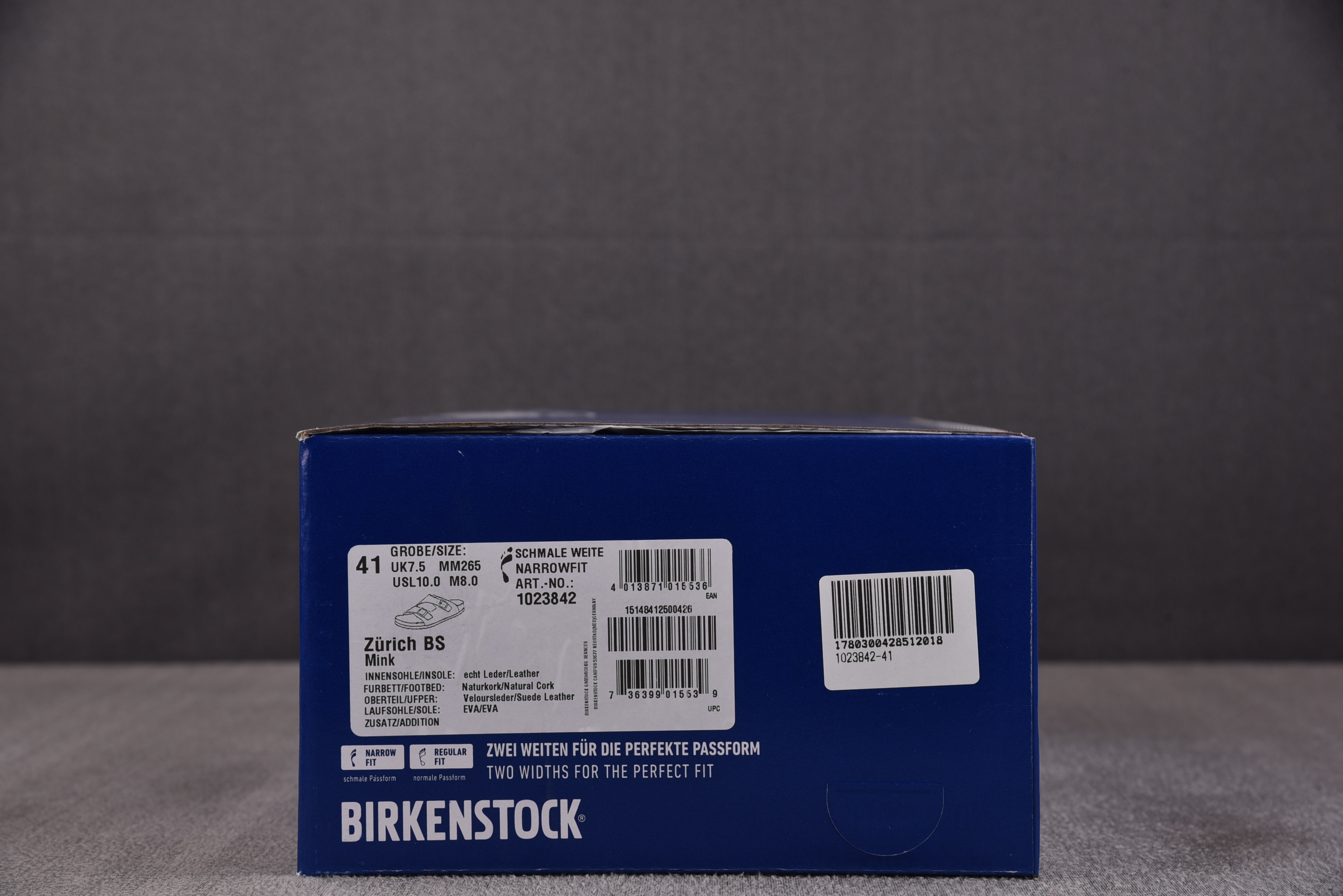 Birkenstock Zurich BS Mink 棕色 #YZ011-1 35-45