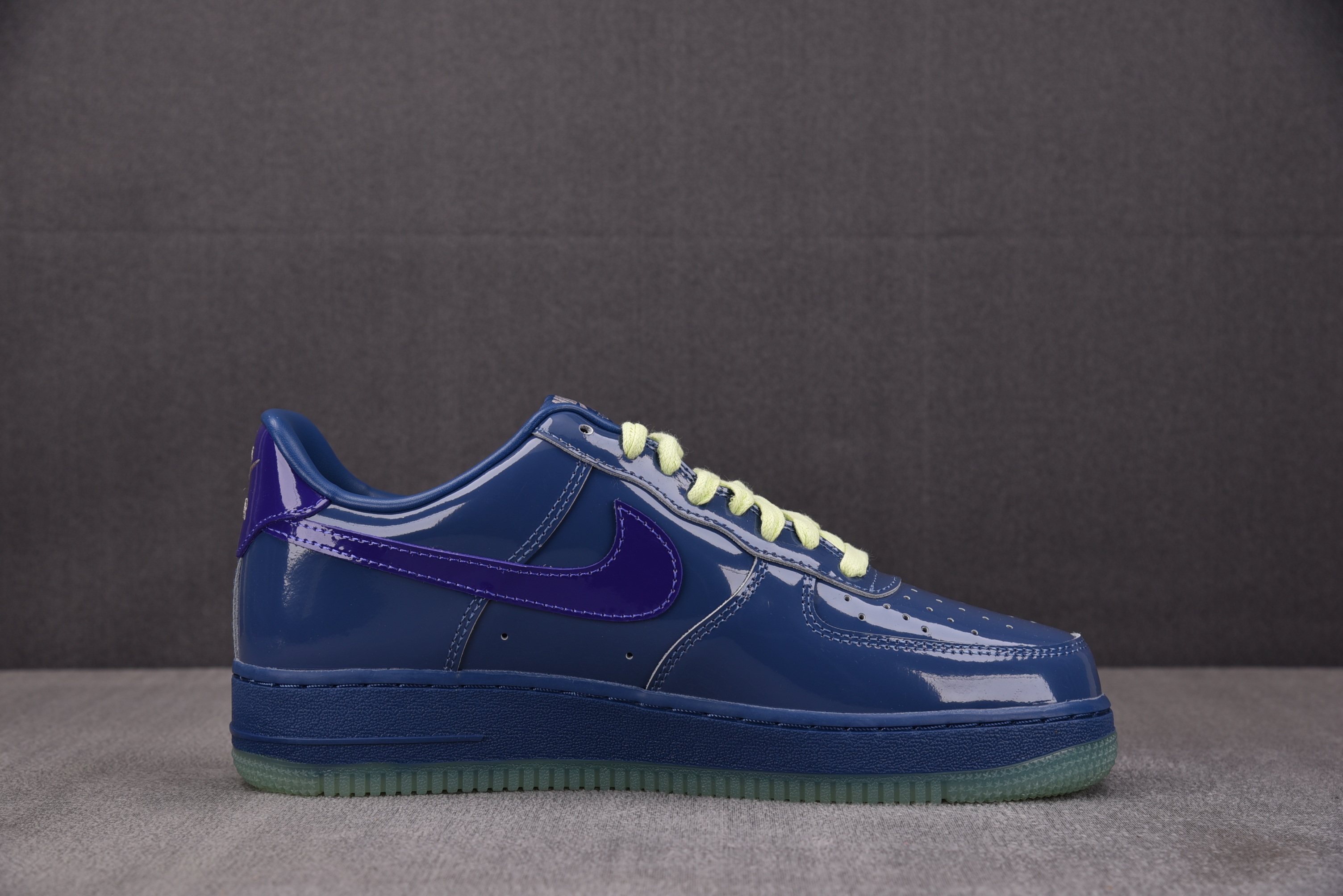 NK Air Force 1 Low Patent Leather Mystic Navy Grape Ice 冰蓝 I NK Air Force 1 Low Patent Leather Mystic Navy Grape Ice 冰蓝 I