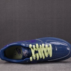 NK Air Force 1 Low Patent Leather Mystic Navy Grape Ice 冰蓝 I NK Air Force 1 Low Patent Leather Mystic Navy Grape Ice 冰蓝 I