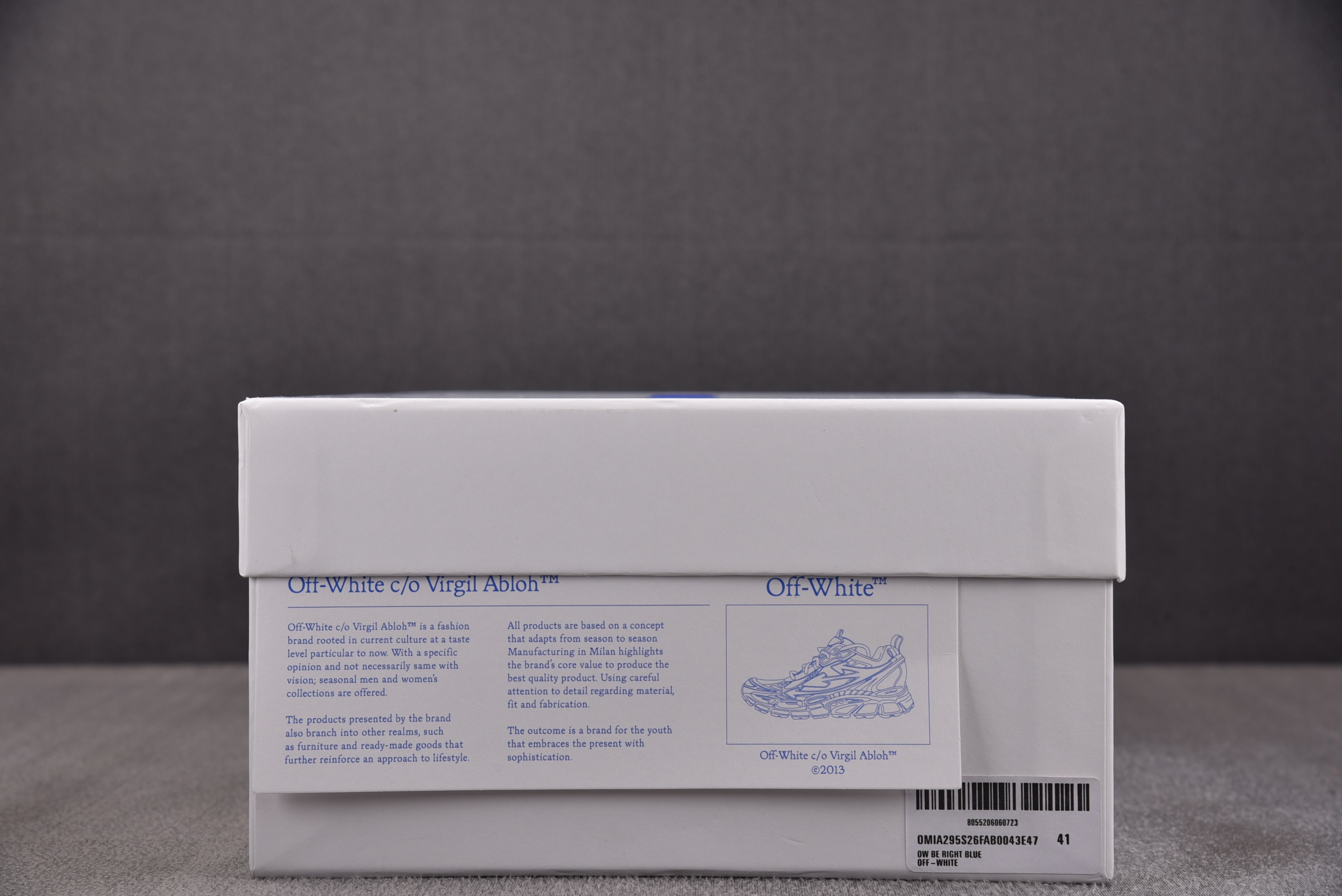 【纯原】OFF-WHITE BE RIGHT BACK 蓝红 #YZ002 36-47