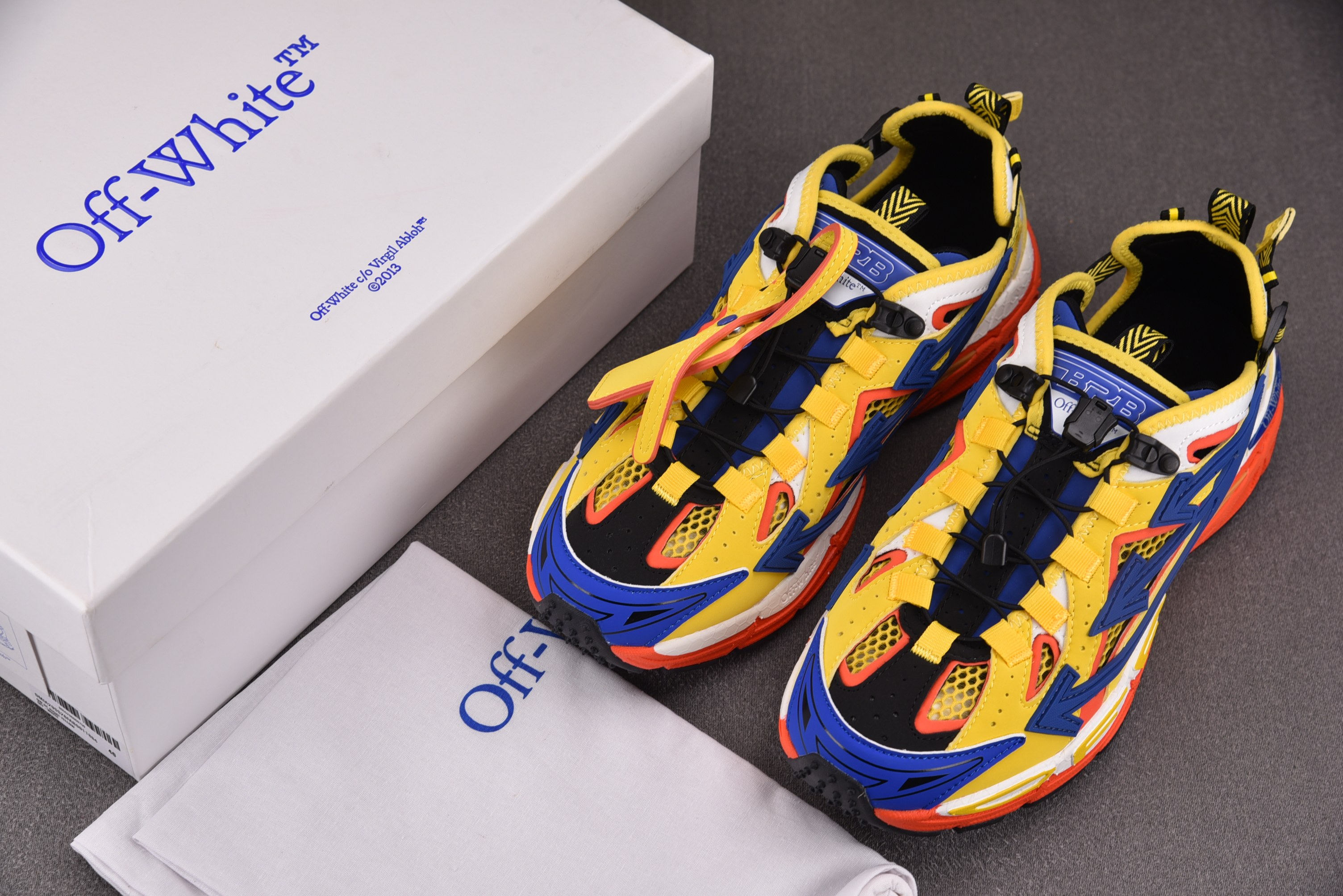 【纯原】OFF-WHITE BE RIGHT BACK 黄蓝 #YZ002 36-47