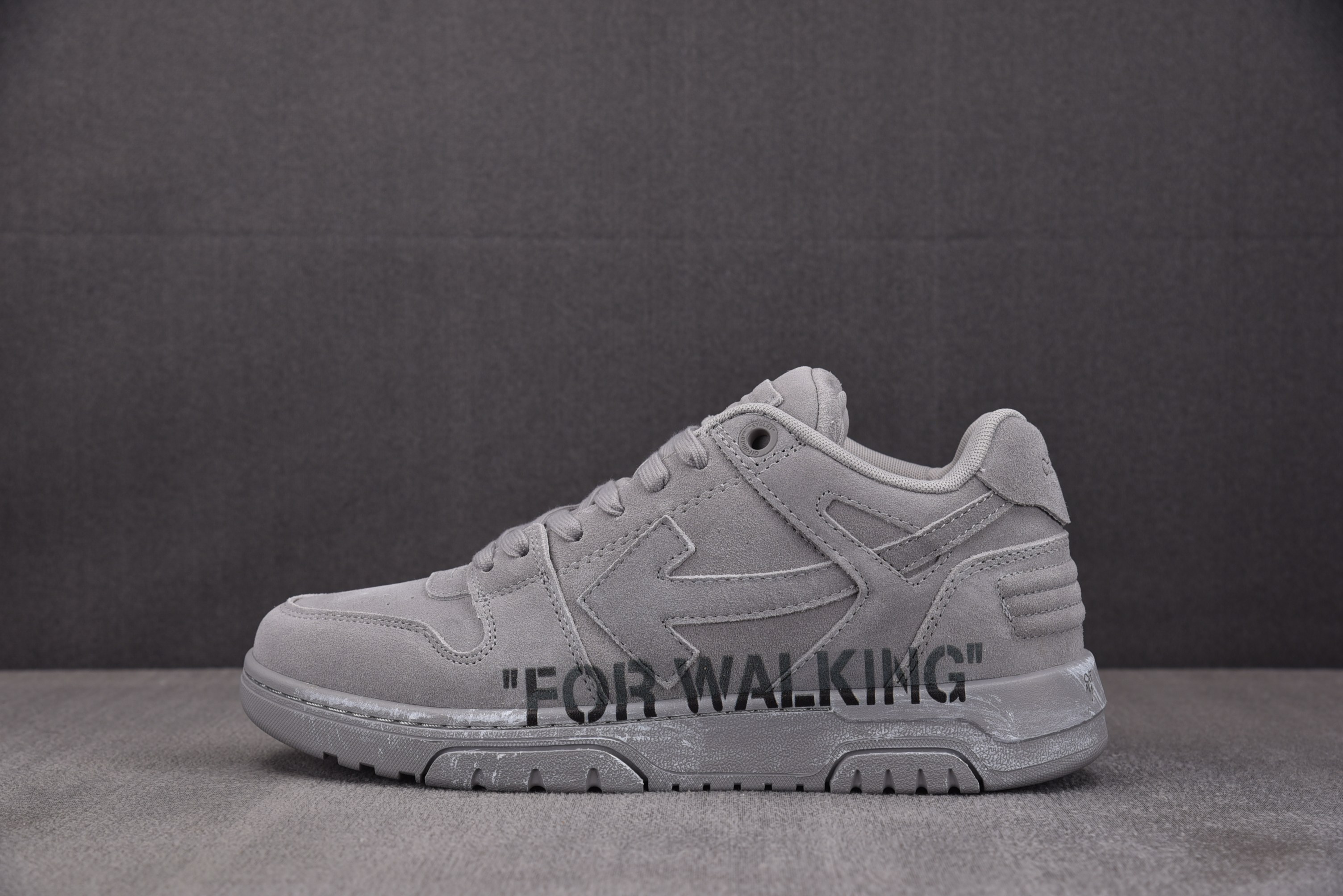 【纯原】OFF-WHITE Out of Office 绒面水泥灰 #YZ002 36-47