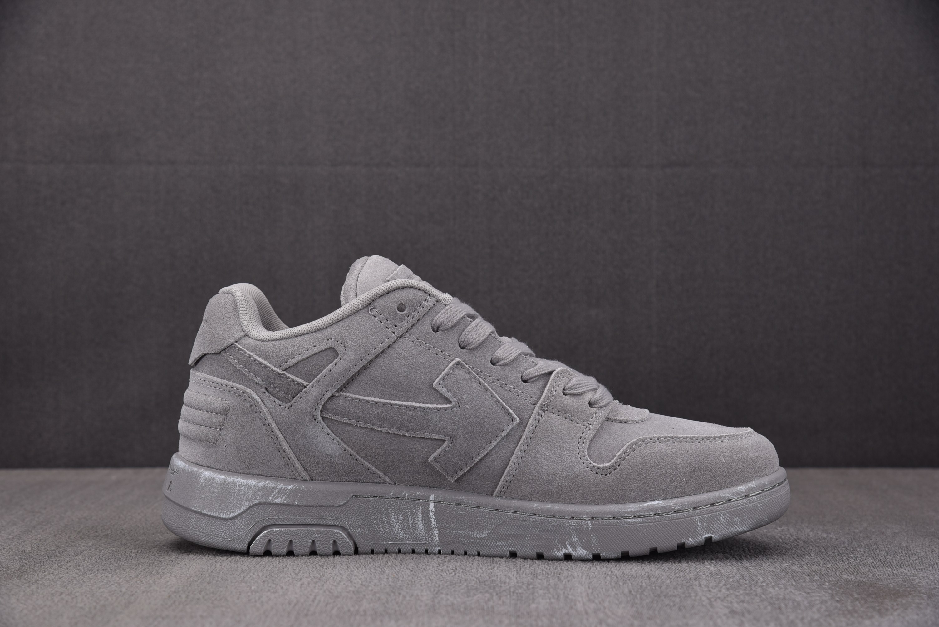 【纯原】OFF-WHITE Out of Office 绒面水泥灰 #YZ002 36-47