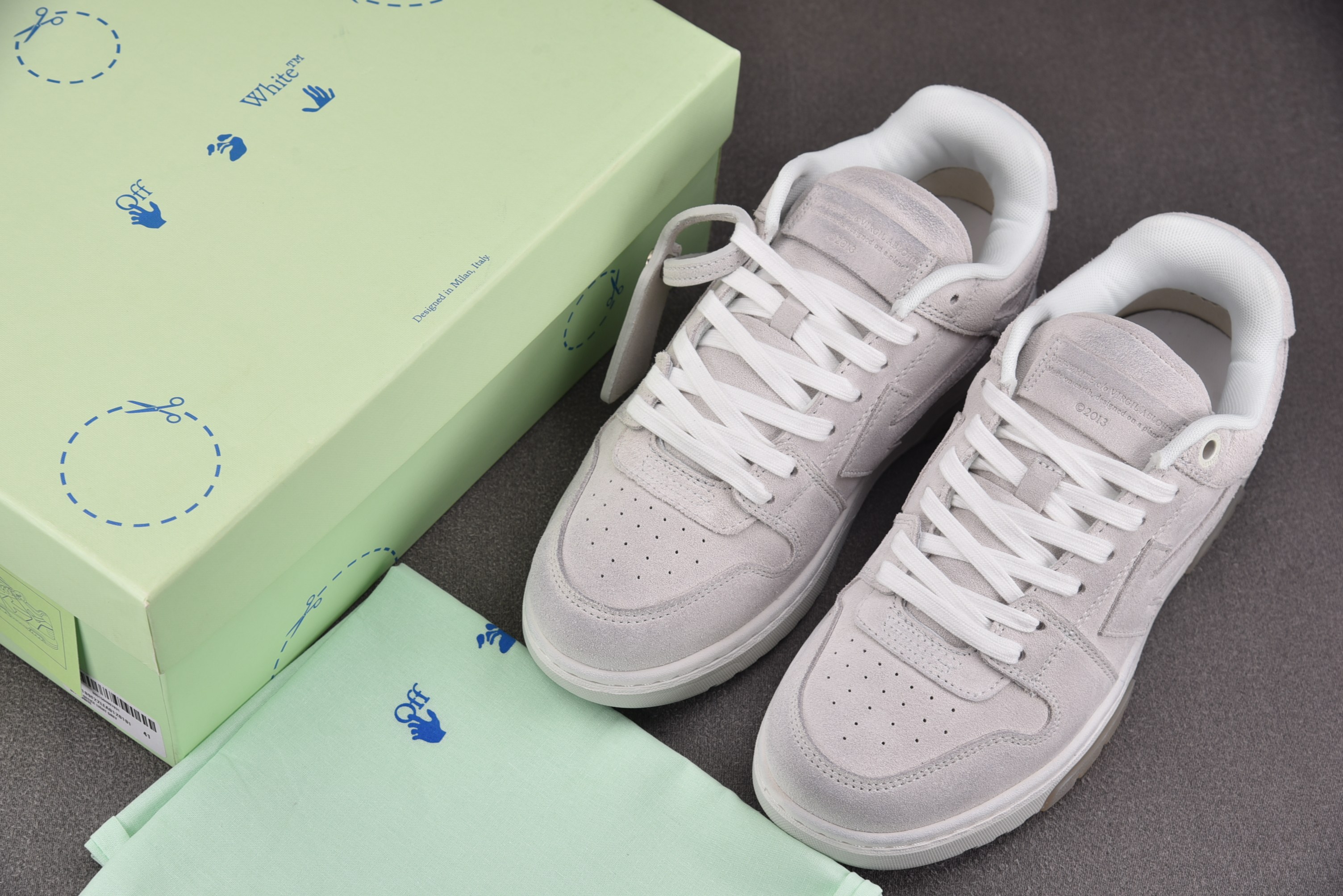 【纯原】OFF-WHITE Out of Office 绒面灰 #YZ002 36-47