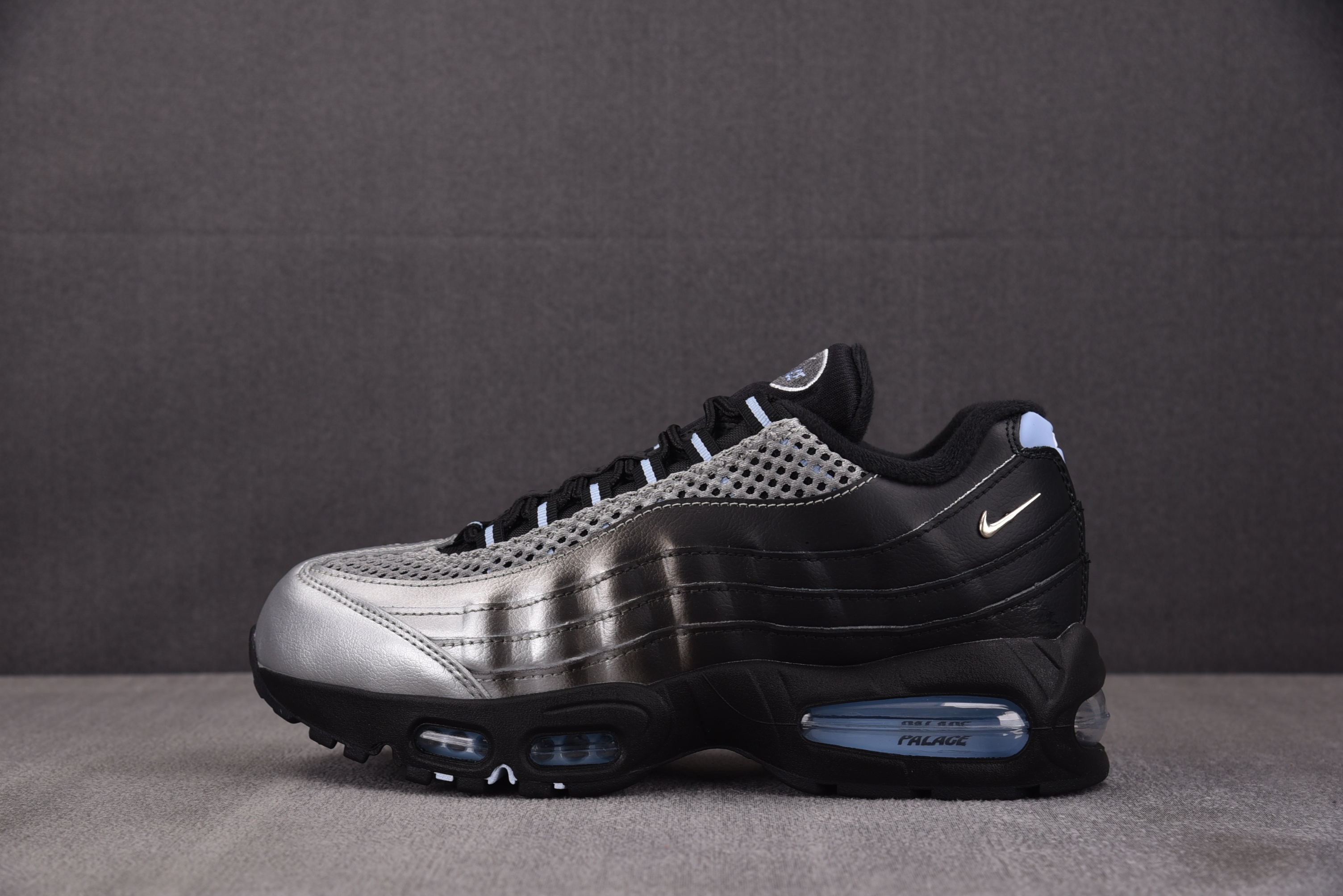 NK Air Max 95 Big Bubble Palace 黑灰银 IQ7708-095 #YZ001-1 40-4
