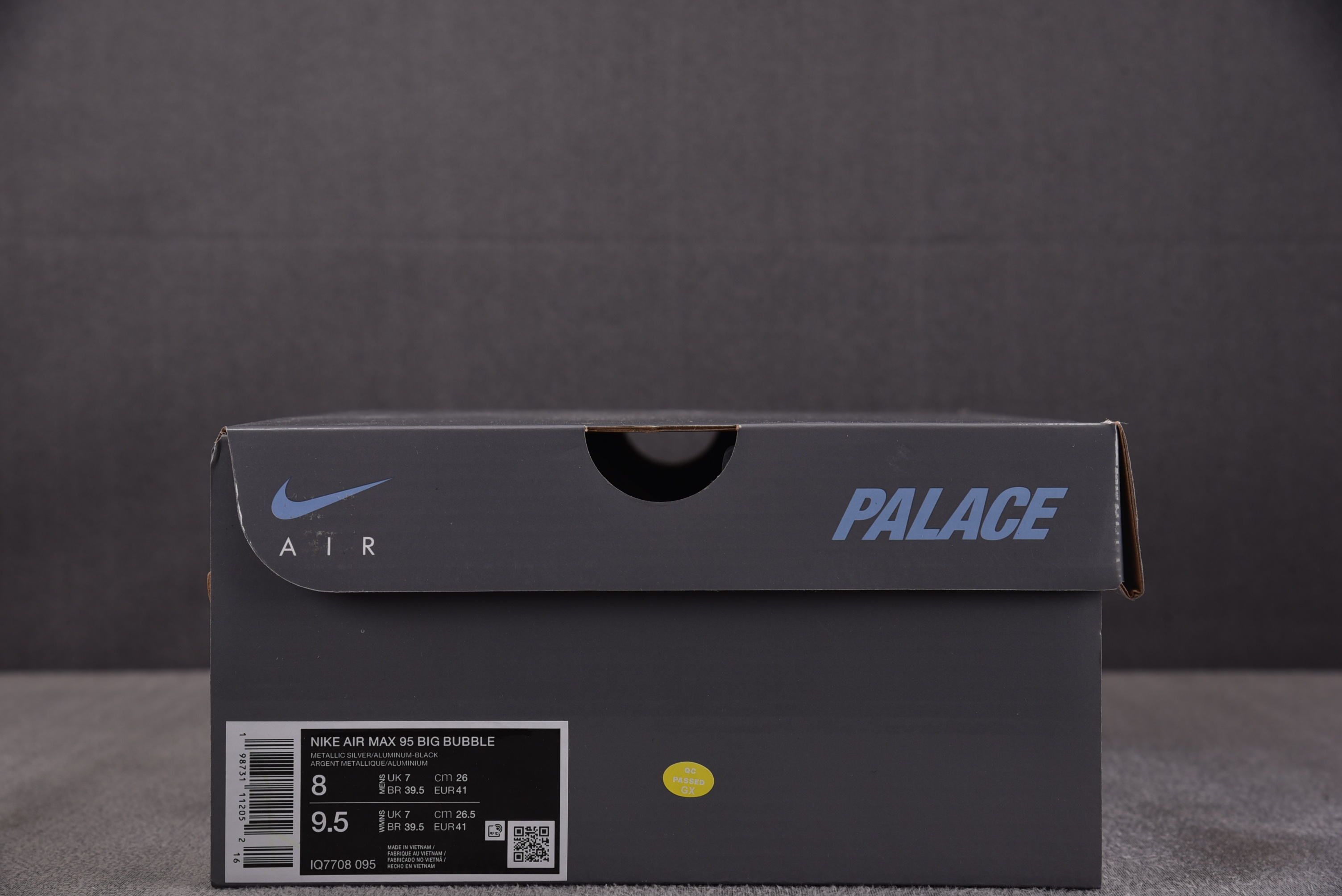 NK Air Max 95 Big Bubble Palace 黑灰银 IQ7708-095 #YZ001-1 40-4