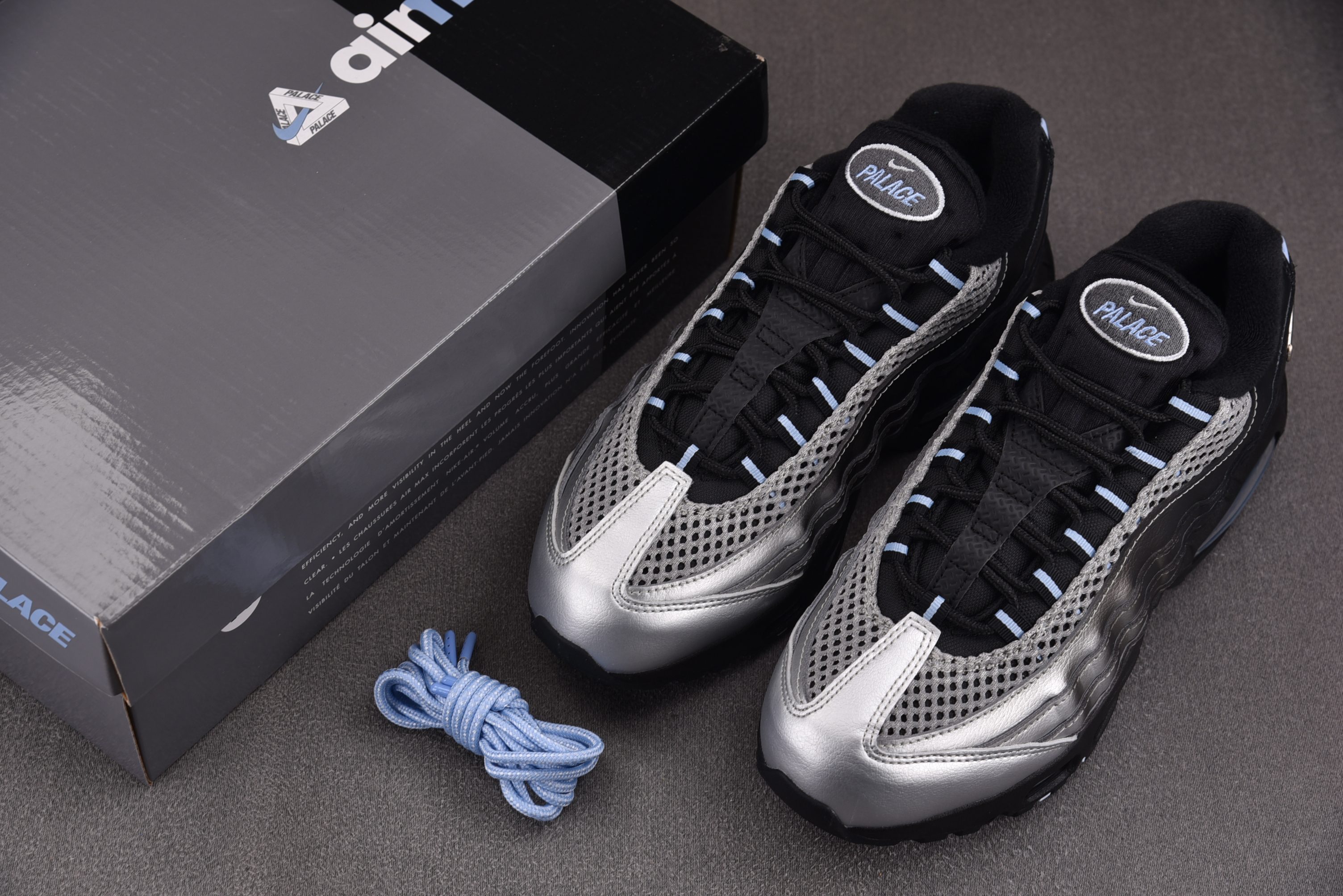 NK Air Max 95 Big Bubble Palace 黑灰银 IQ7708-095 #YZ001-1 40-4