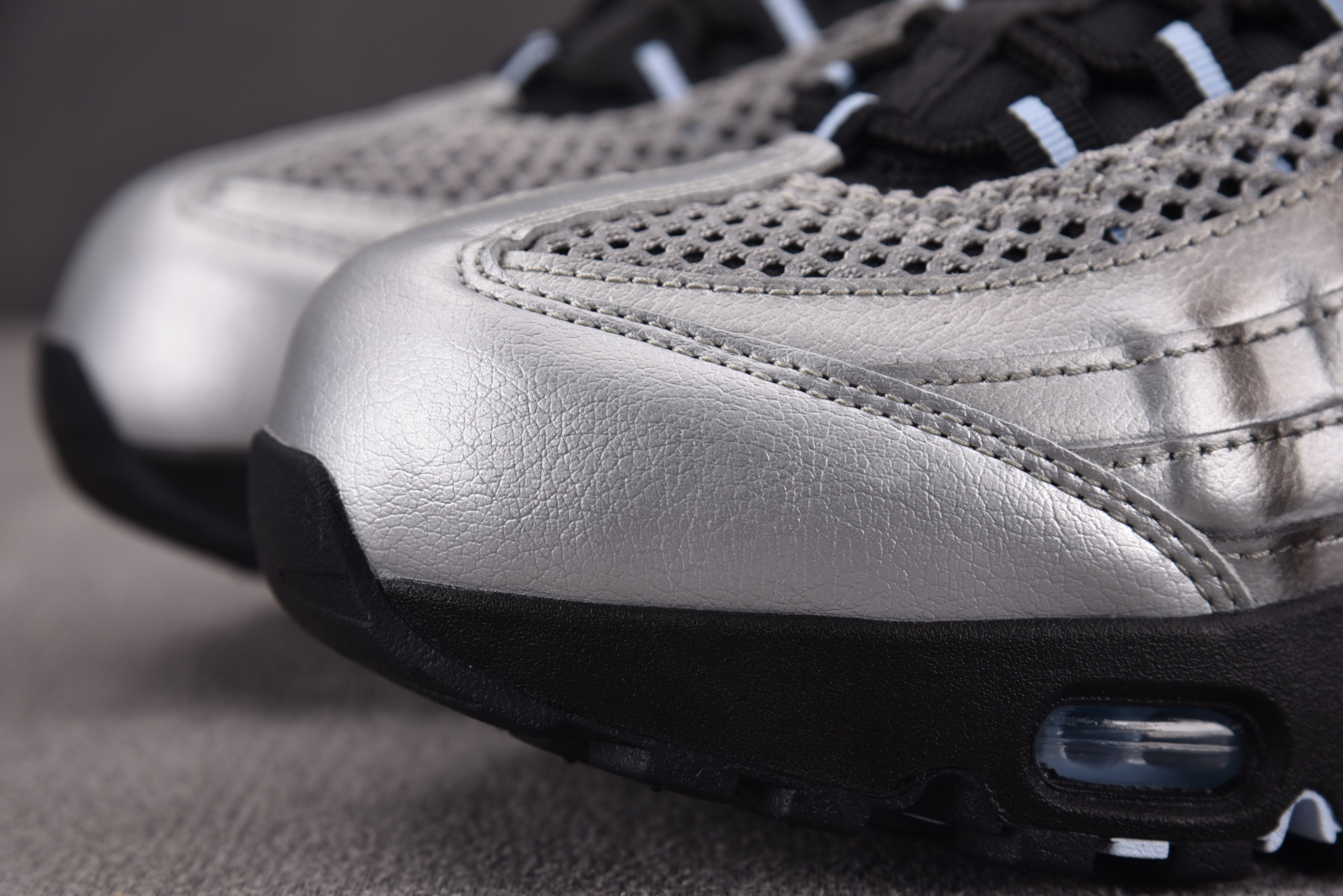 NK Air Max 95 Big Bubble Palace 黑灰银 IQ7708-095 #YZ001-1 40-4