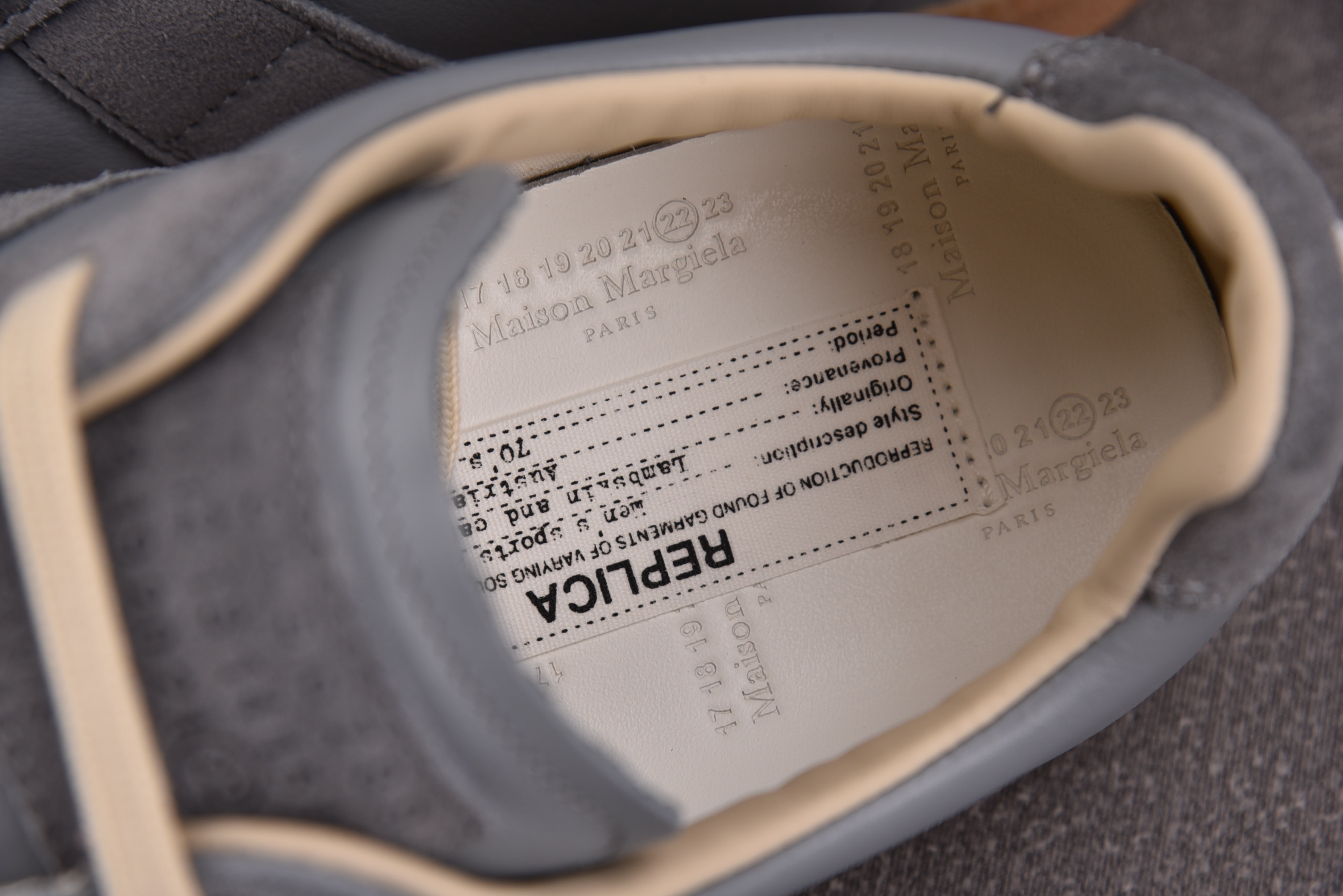 Maison Margiela Replica Painted 梅森·马吉拉 灰色  #YZ023-6 40-47(支持
