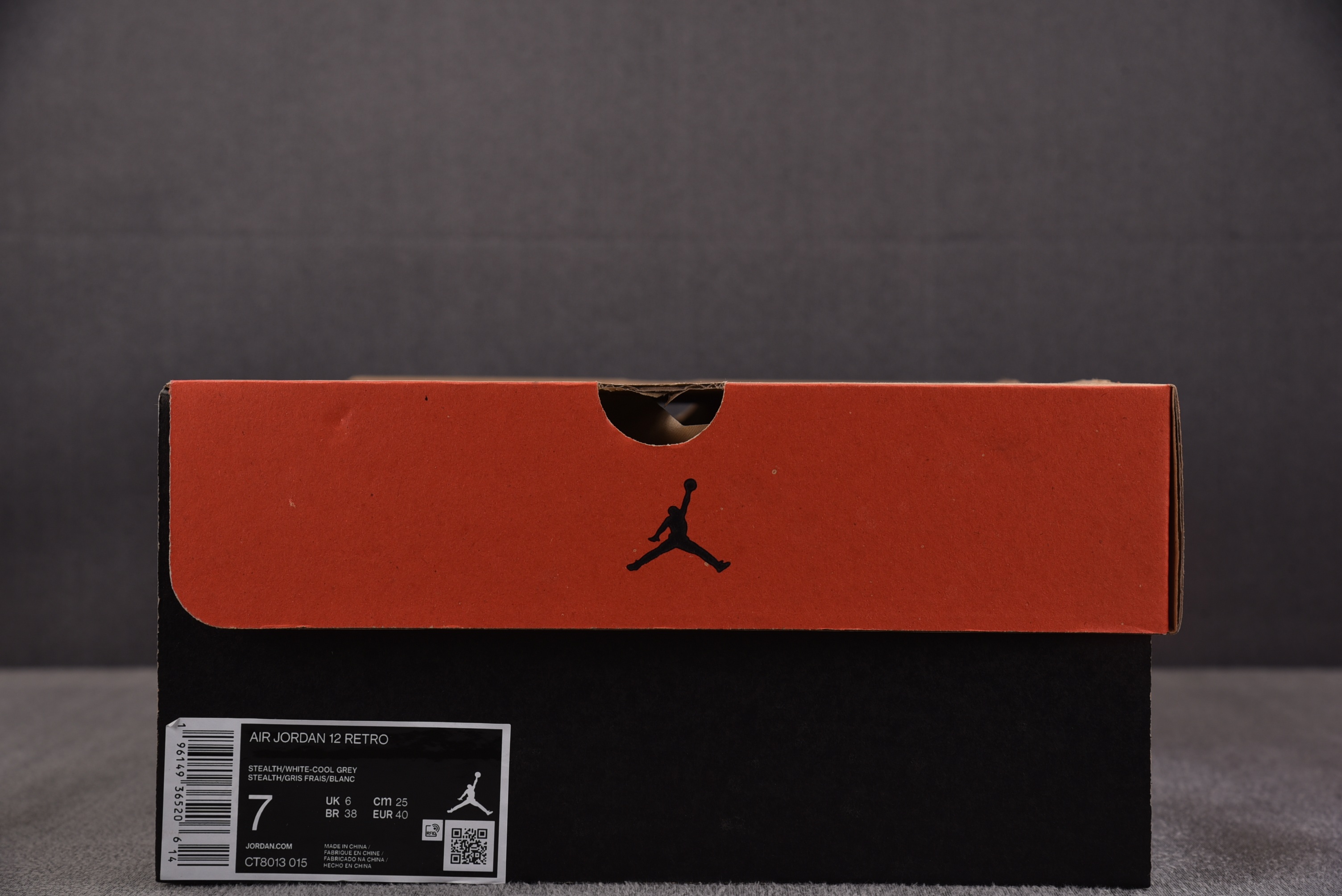 Air Jordan 12 Retro Stealth 暗影灰 CT8013-015 #YZ013 40-47.5