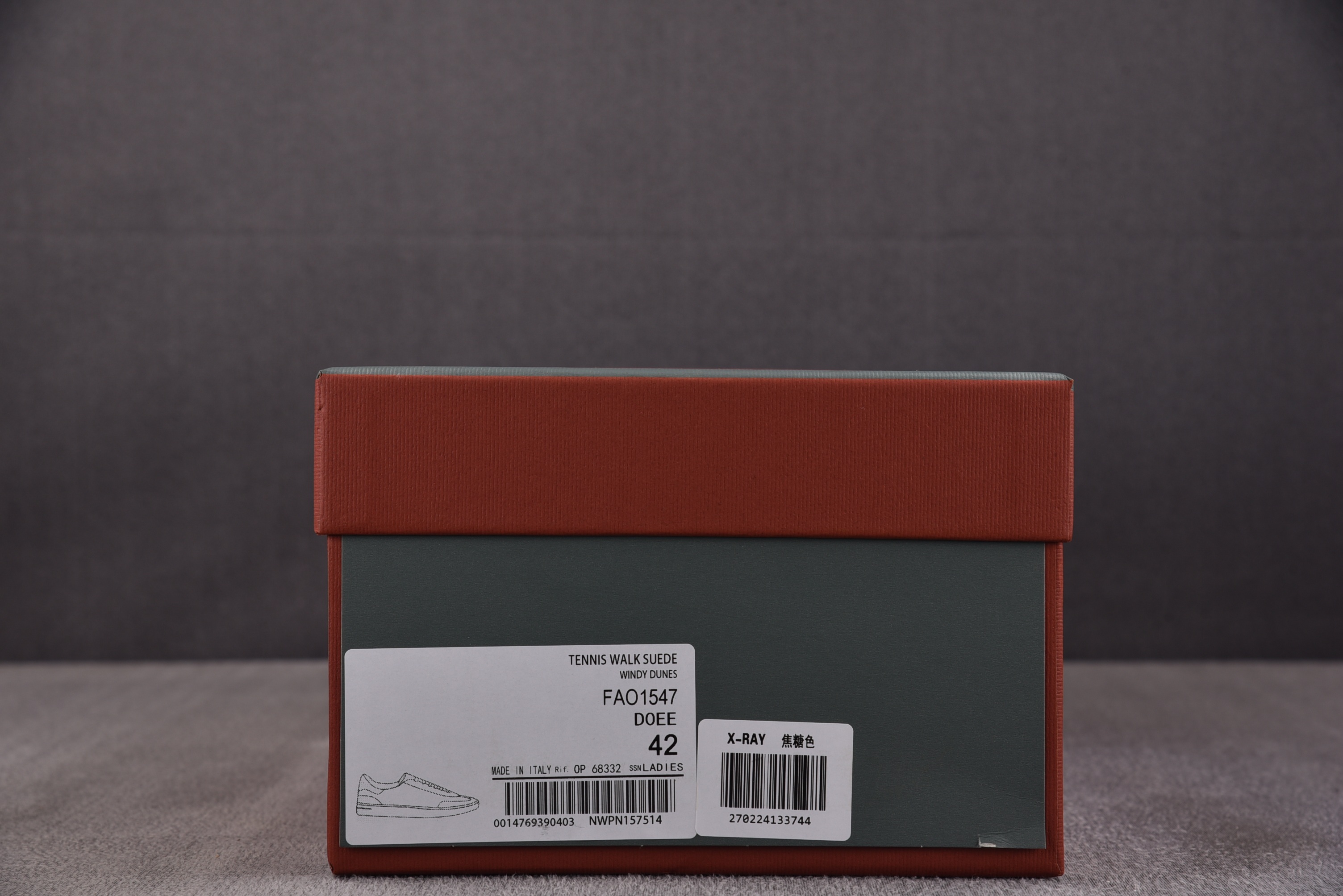 Loro Piana Tennis Walk Suedewindy Dunes 灰棕 #YZ023-6 35-45
