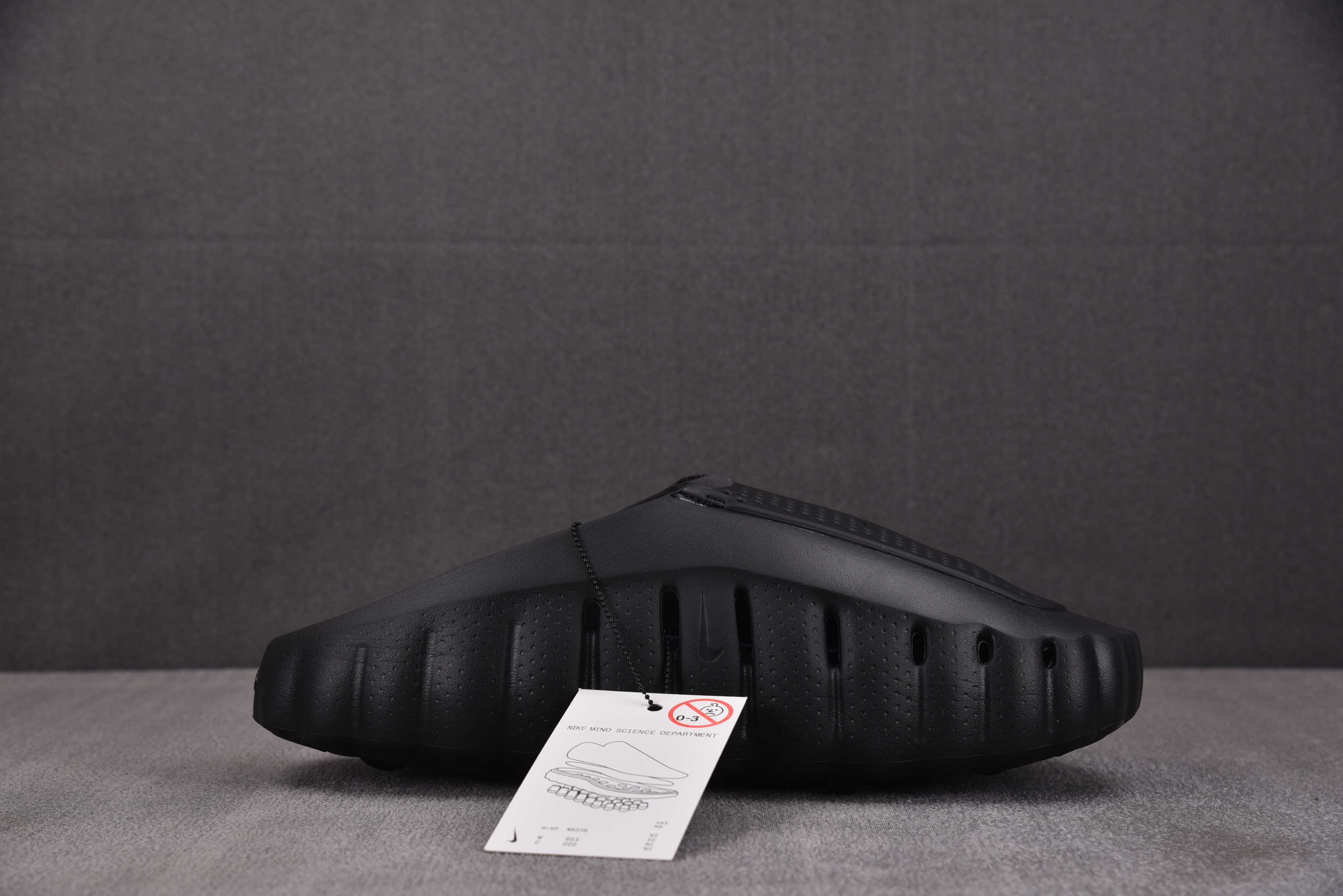 NK Mind 001 Slide Triple Black 全黑 HQ4307-005 #YZ020 36-50.5
