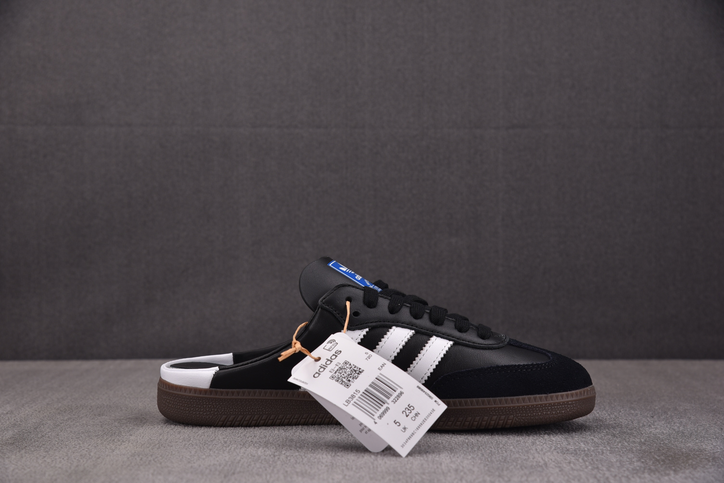AD Samba Mule Black White Gum (Women's) 黑白 LB3815 #YZ020 36-