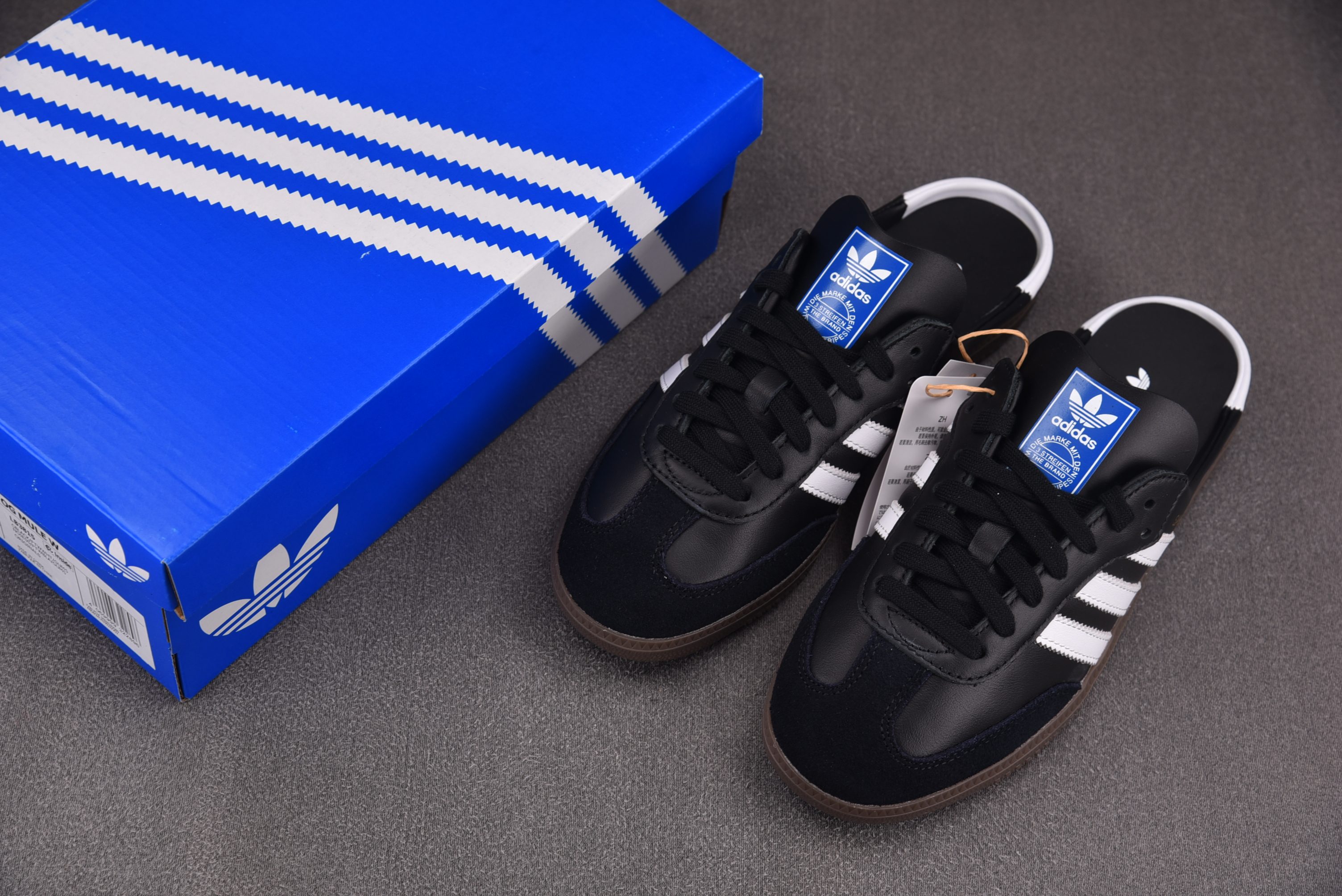 AD Samba Mule Black White Gum (Women's) 黑白 LB3815 #YZ020 36-