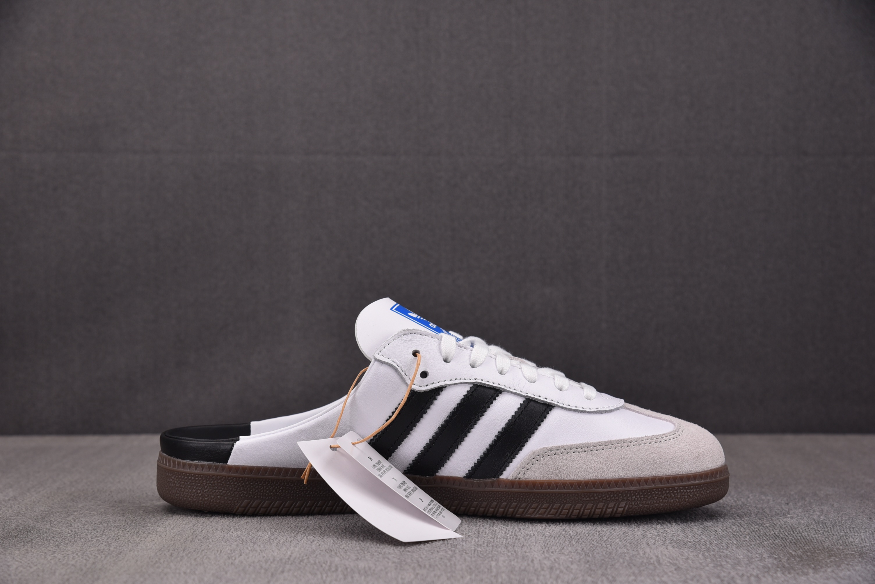 AD Samba Mule White Black Gum (Women's) 白黑 LB3814 #YZ020 36-