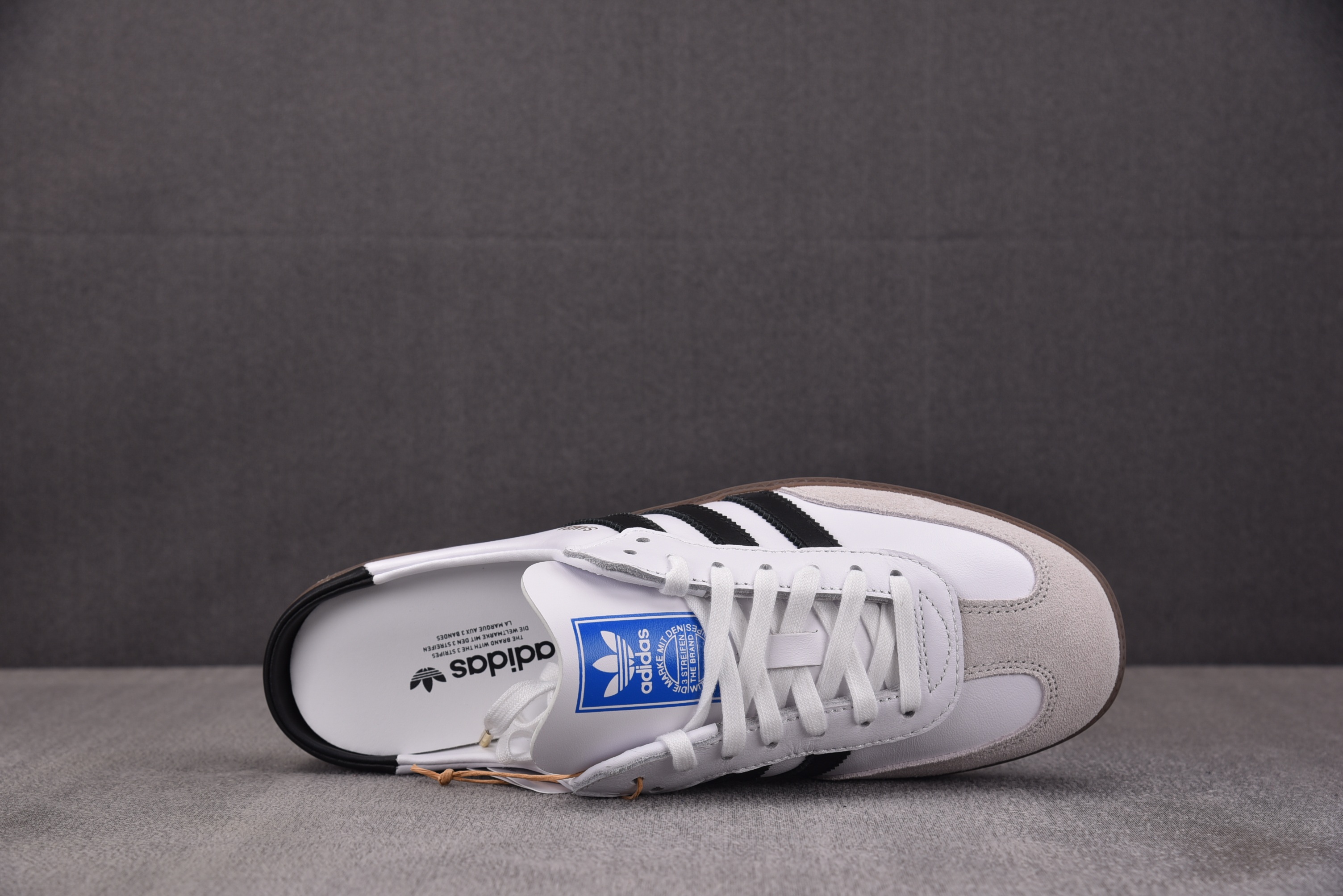 AD Samba Mule White Black Gum (Women's) 白黑 LB3814 #YZ020 36-