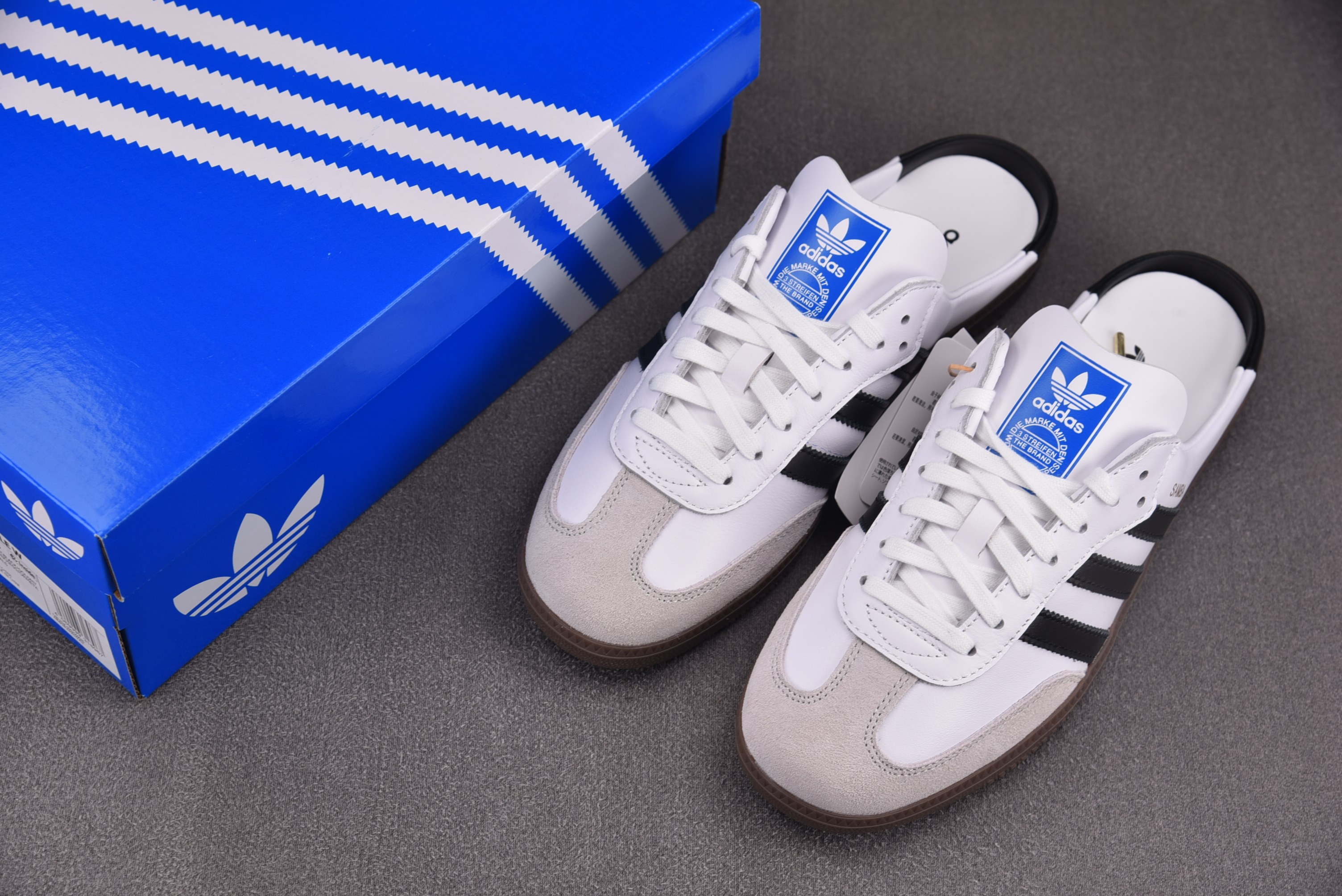 AD Samba Mule White Black Gum (Women's) 白黑 LB3814 #YZ020 36-