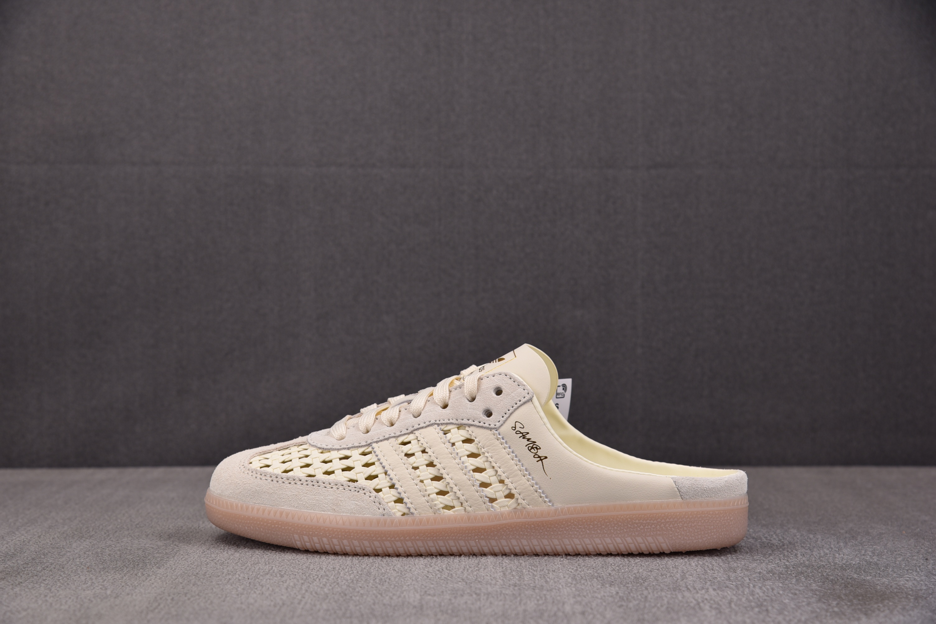 AD Samba Mule Woven Basketweave Cream White (Women's) 奶油白 KH