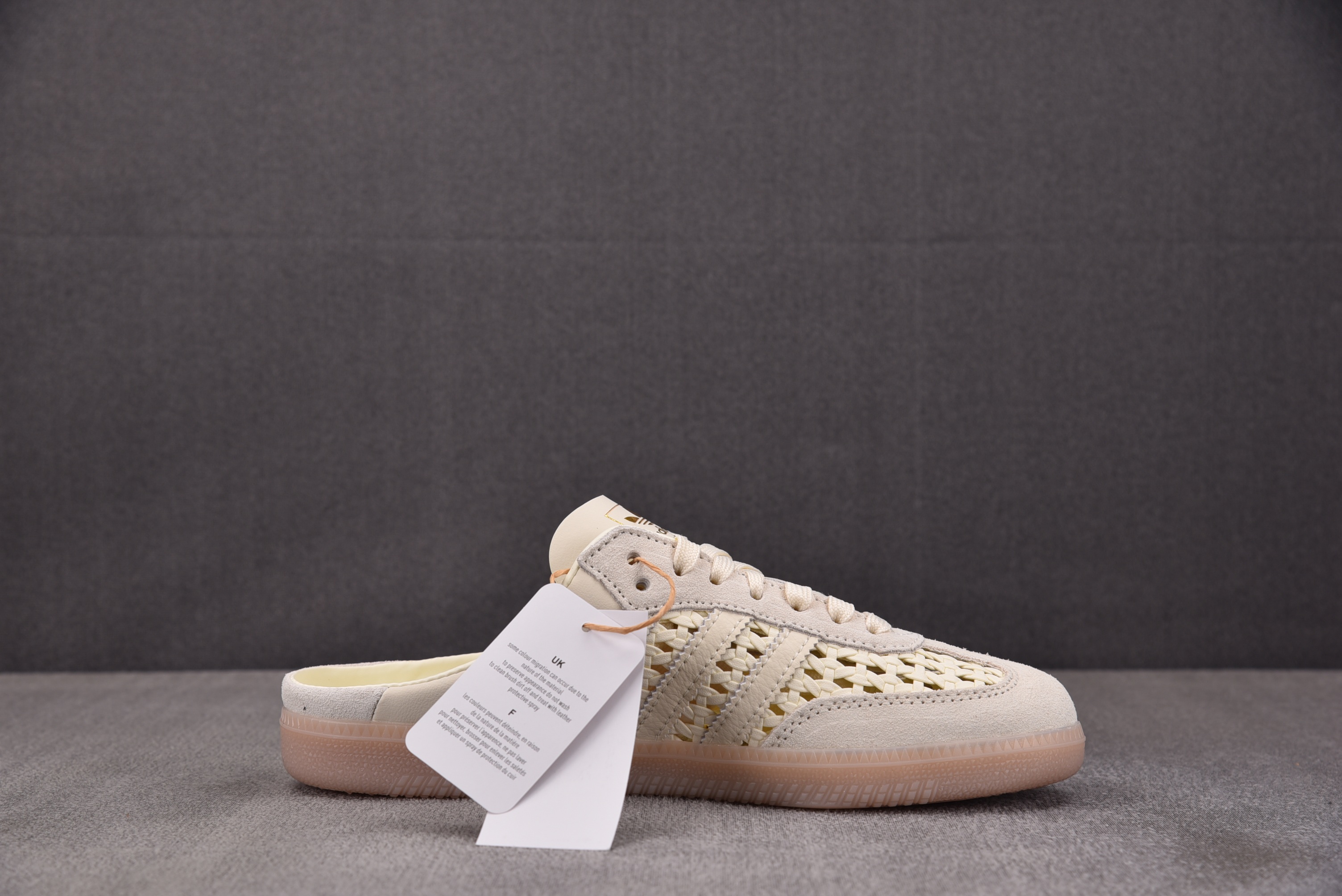 AD Samba Mule Woven Basketweave Cream White (Women's) 奶油白 KH