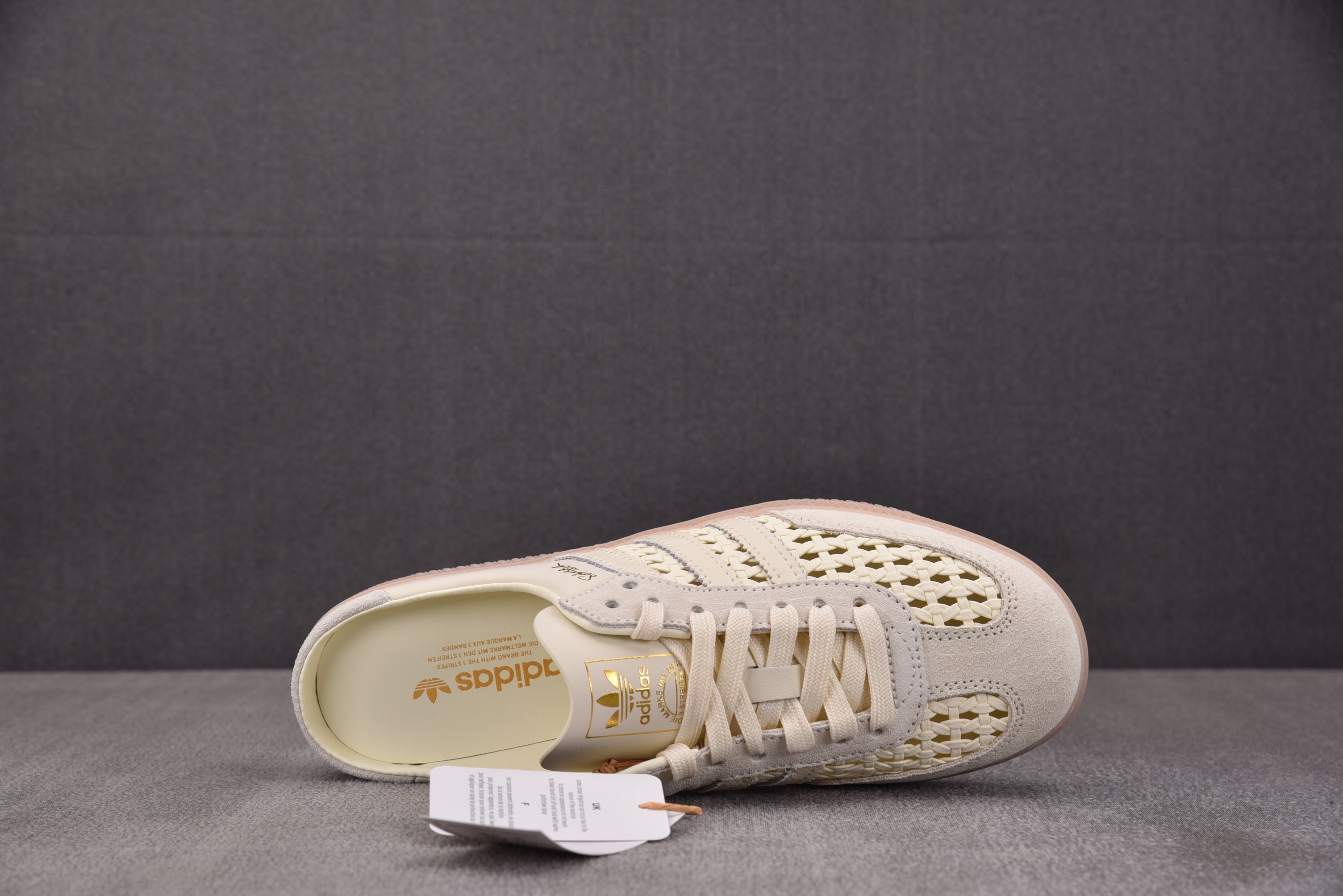 AD Samba Mule Woven Basketweave Cream White (Women's) 奶油白 KH