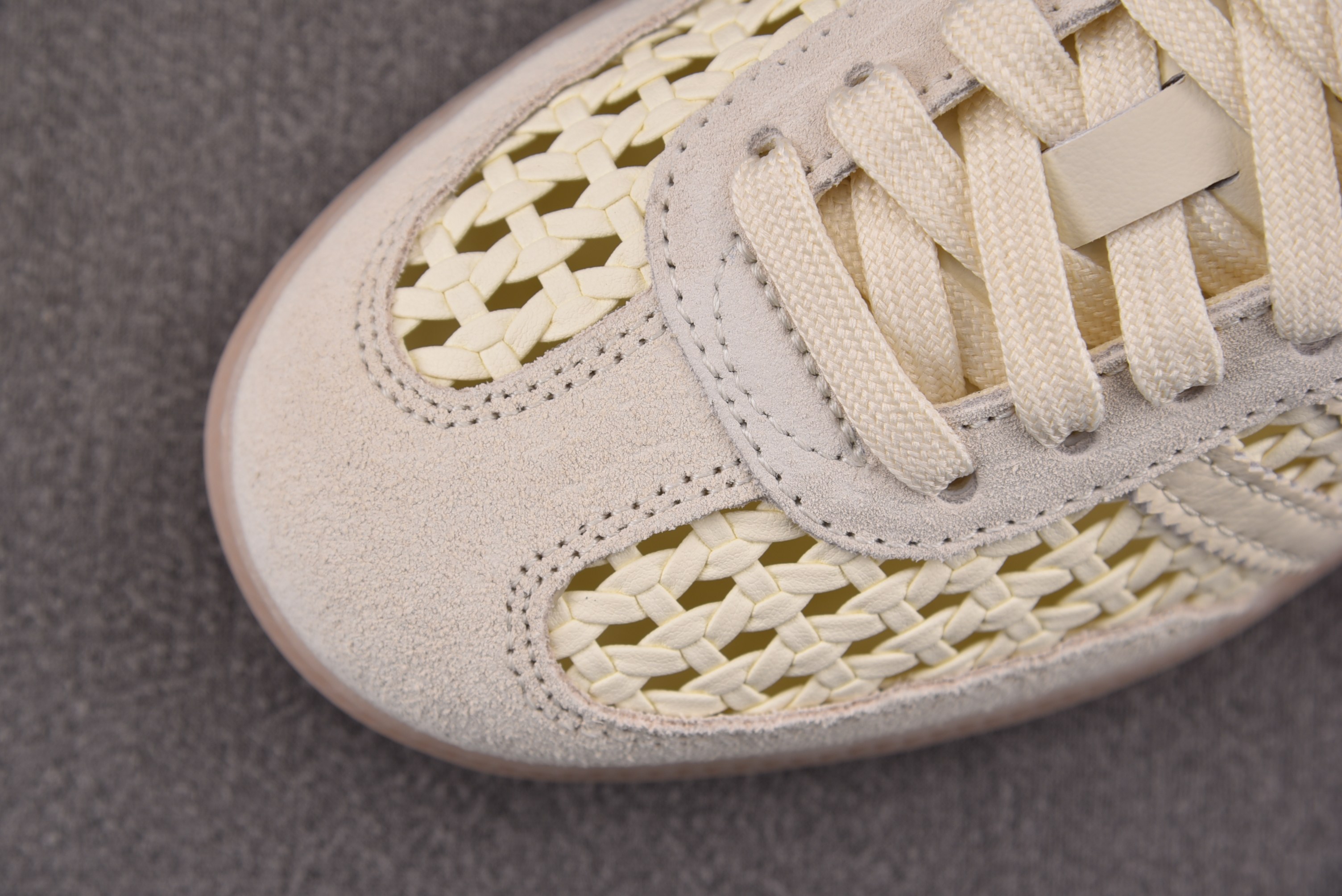 AD Samba Mule Woven Basketweave Cream White (Women's) 奶油白 KH