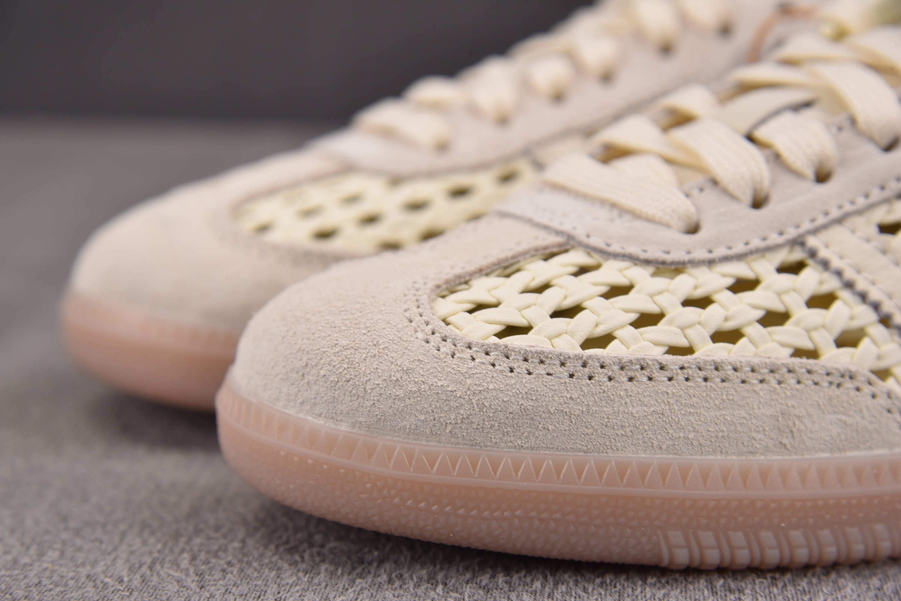 AD Samba Mule Woven Basketweave Cream White (Women's) 奶油白 KH