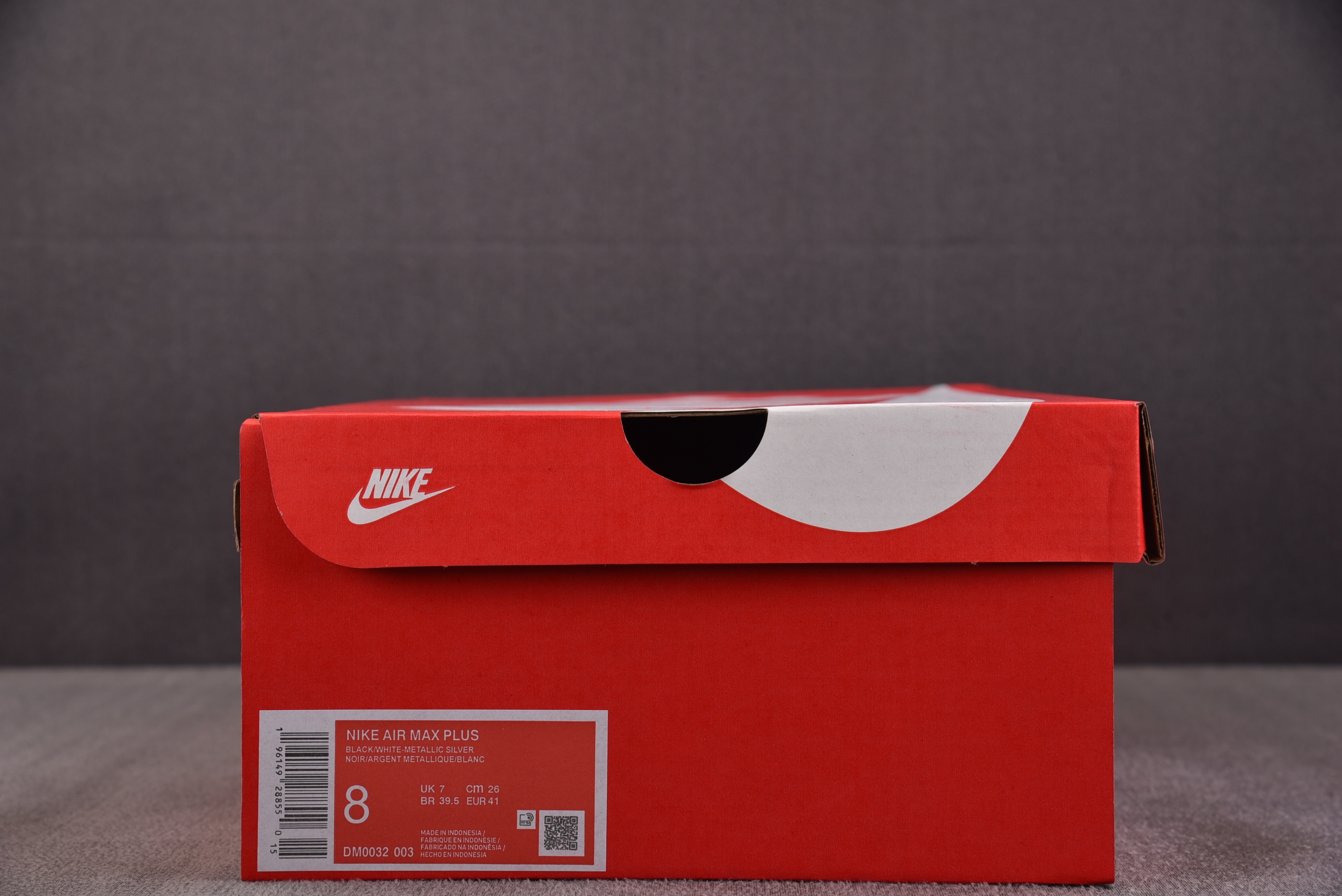 NK Air Max Plus Black Silver White 黑白 DM0032-003 #YZ001-3 40