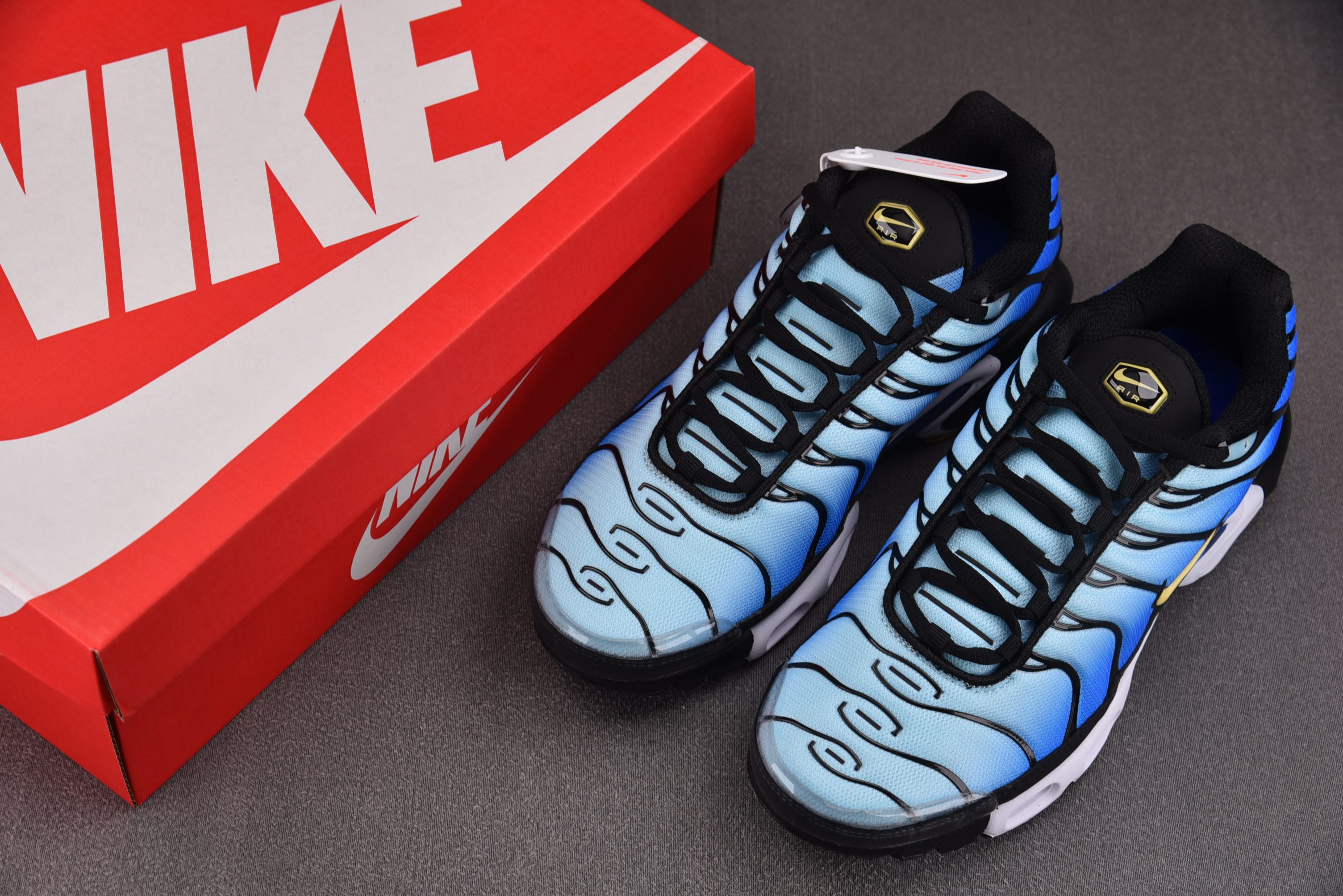NK Air Max Plus OG Hyper Blue 蓝黑 DX0755-001 #YZ001-3 40.5-48