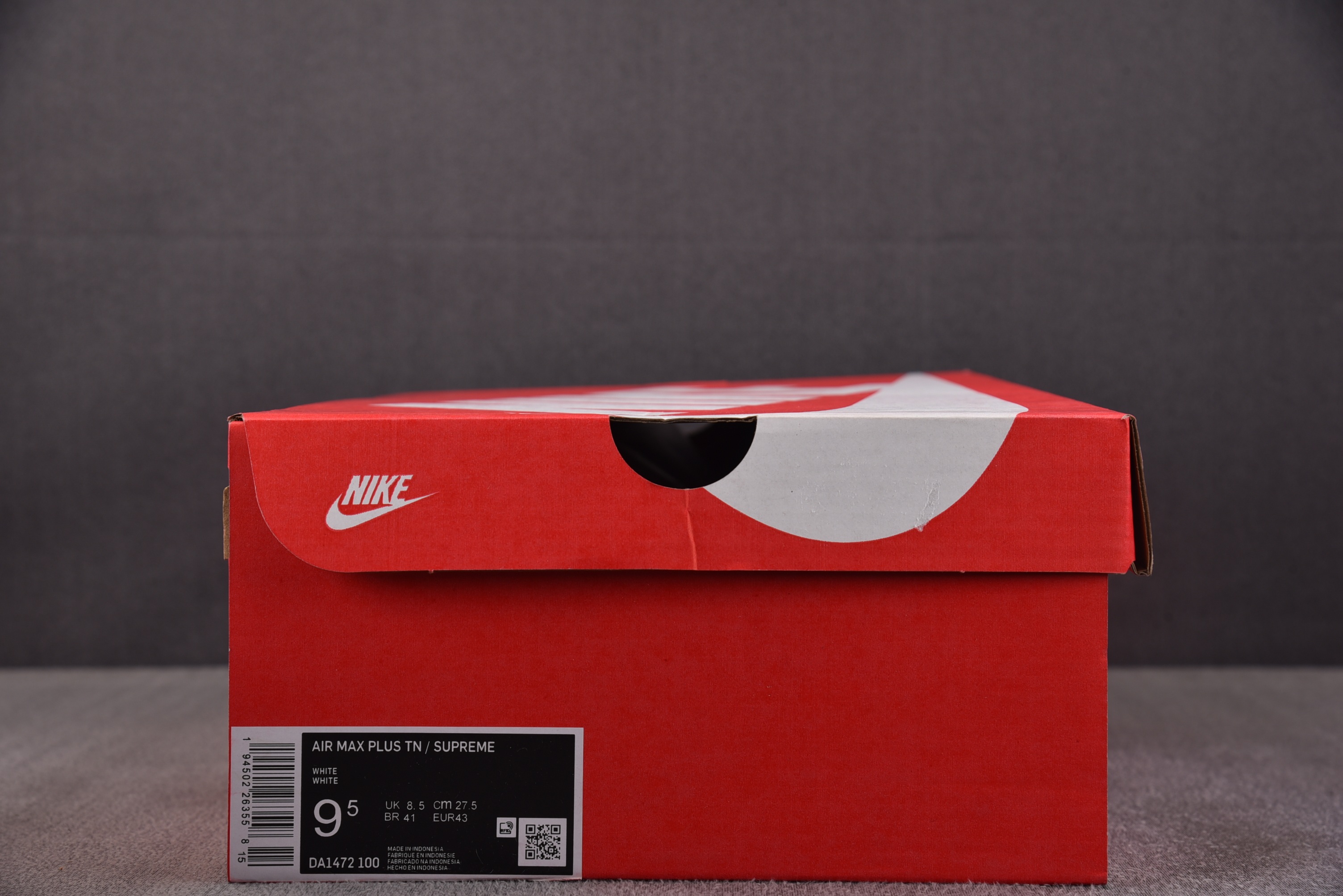 NK Air Max Plus Supreme White 白色 DA1472-100 #YZ001-3 40.5-48